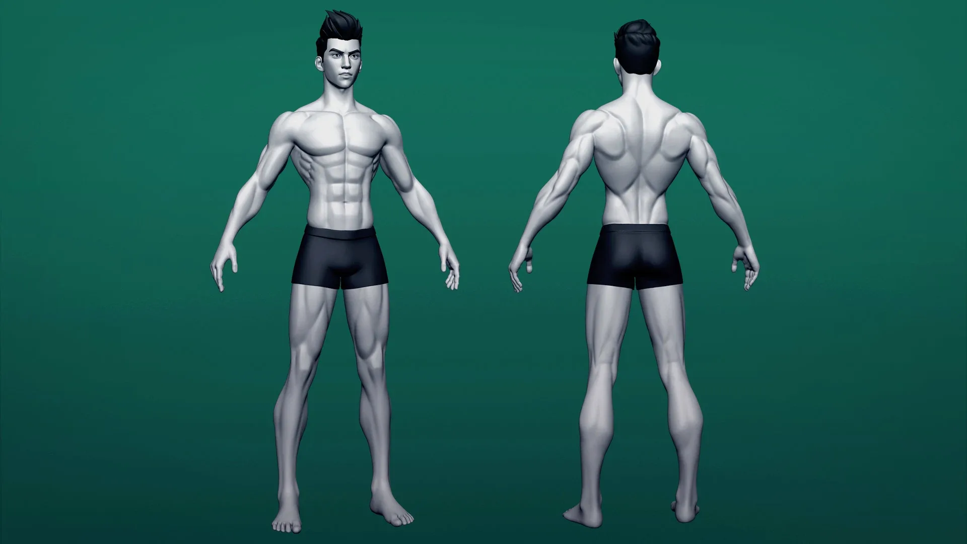 Stylized Male Basemesh