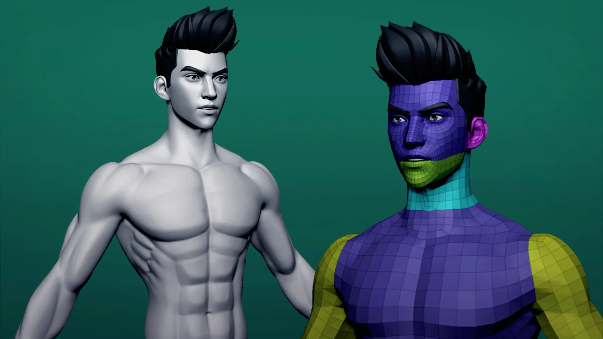 Stylized Male Basemesh