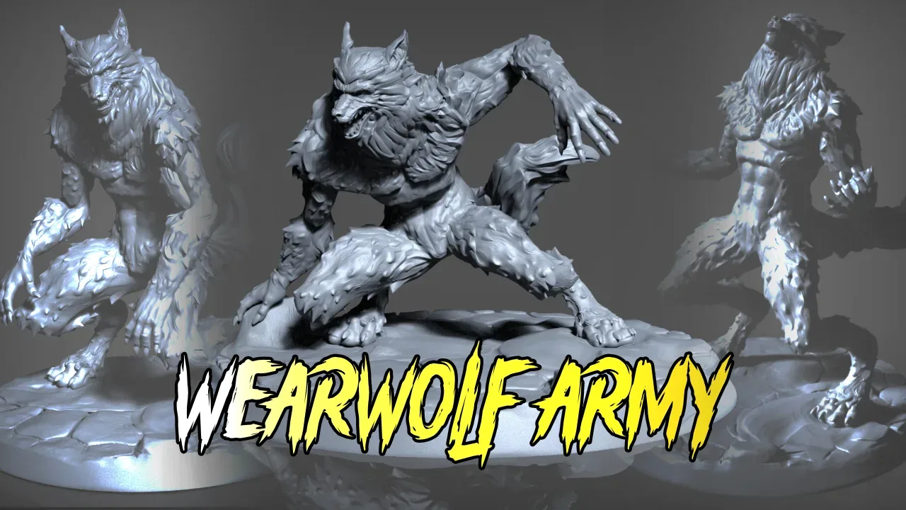 3D Printable Wearwolfs