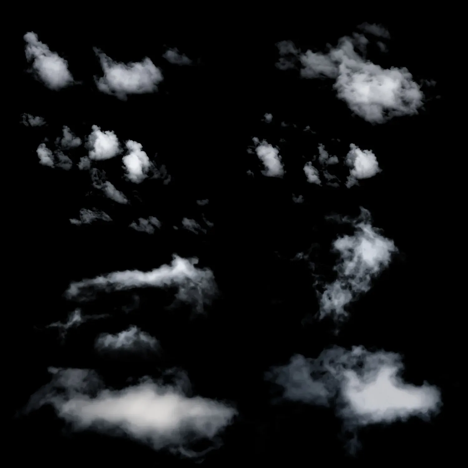 PNG/Masked Reference Pack - Clouds & Mist - 50+ Royalty Free Photos