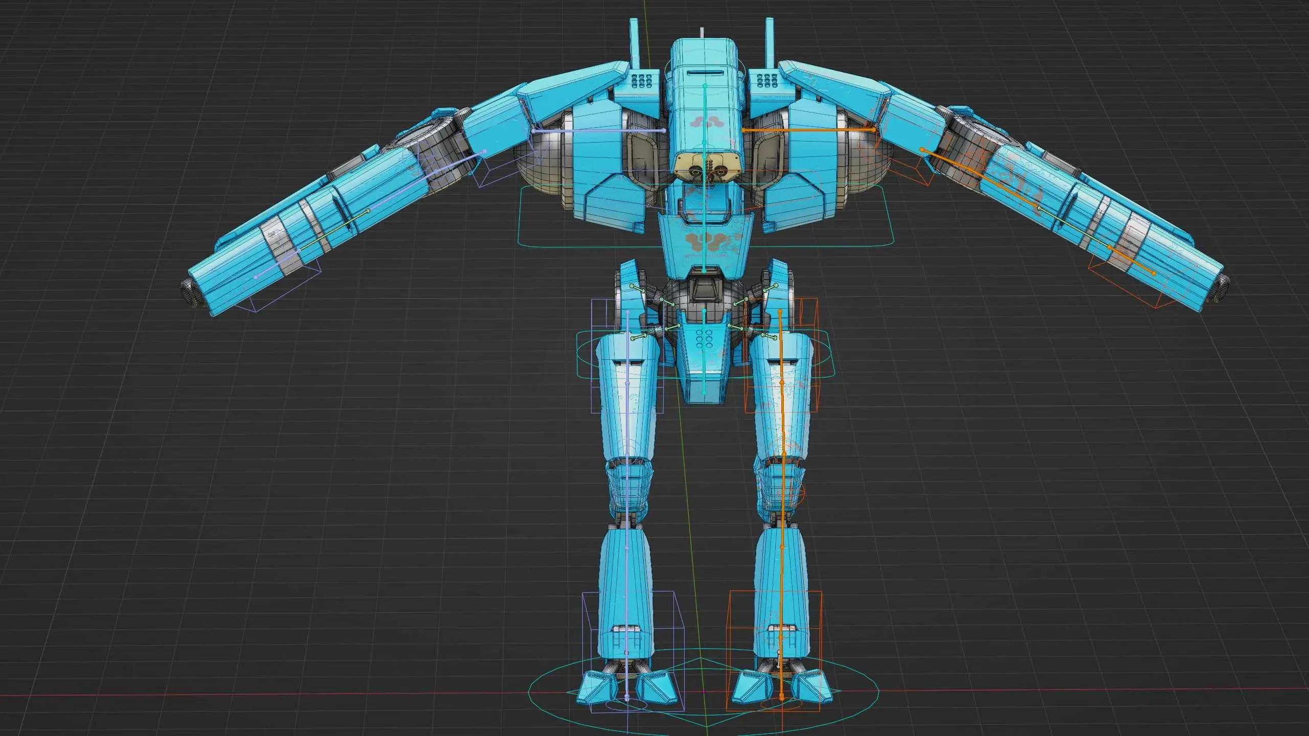 BATTLE DROID DOMIAN Auto-Rig Pro Rigged For Mixamo, Unreal Engine Unity