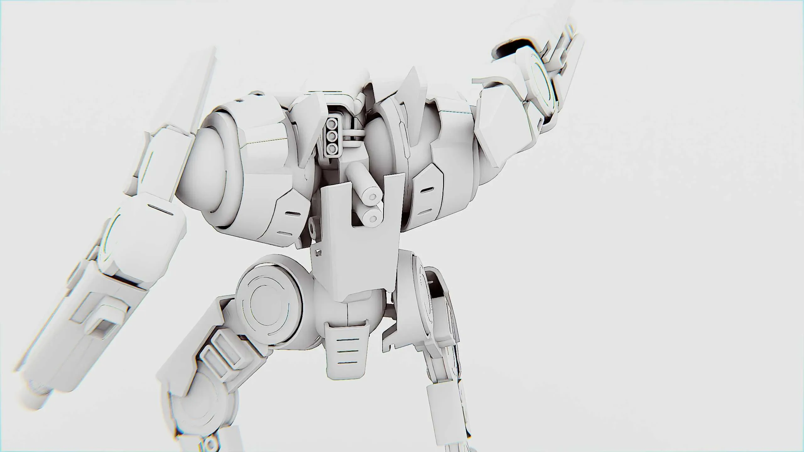 BATTLE DROID DOMIAN Auto-Rig Pro Rigged For Mixamo, Unreal Engine Unity