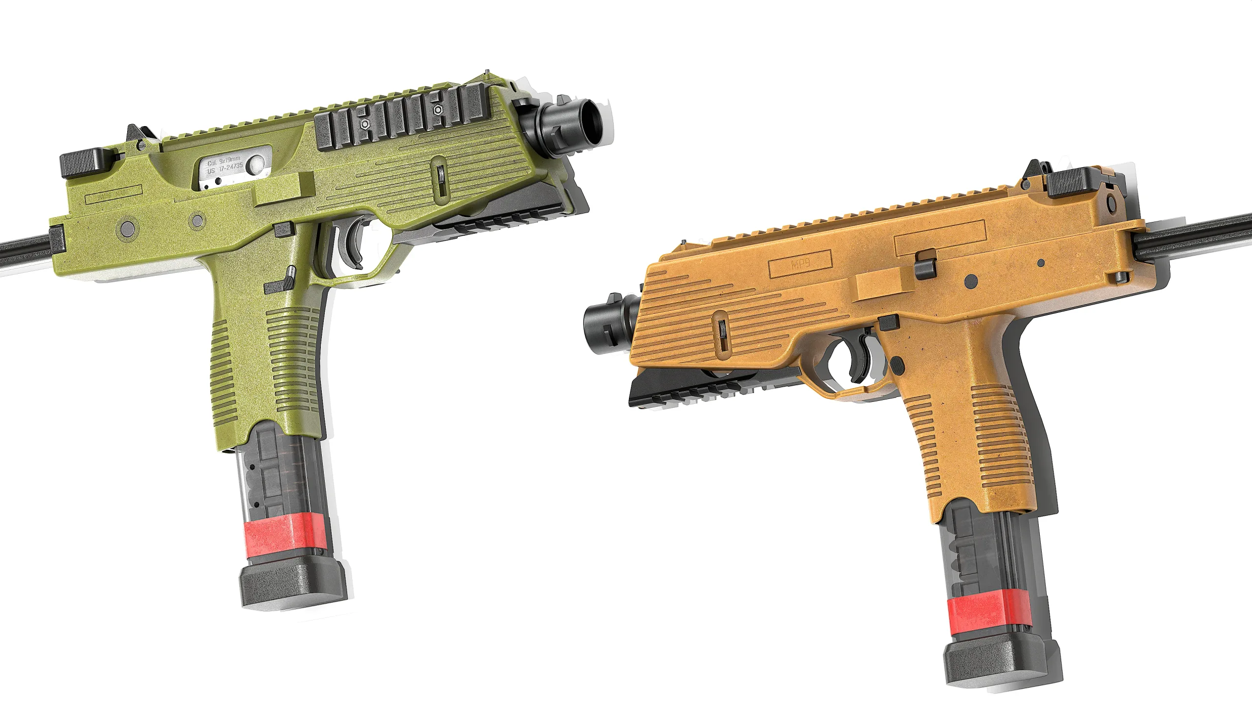 Brugger & Thomet MP9 V1 and V2