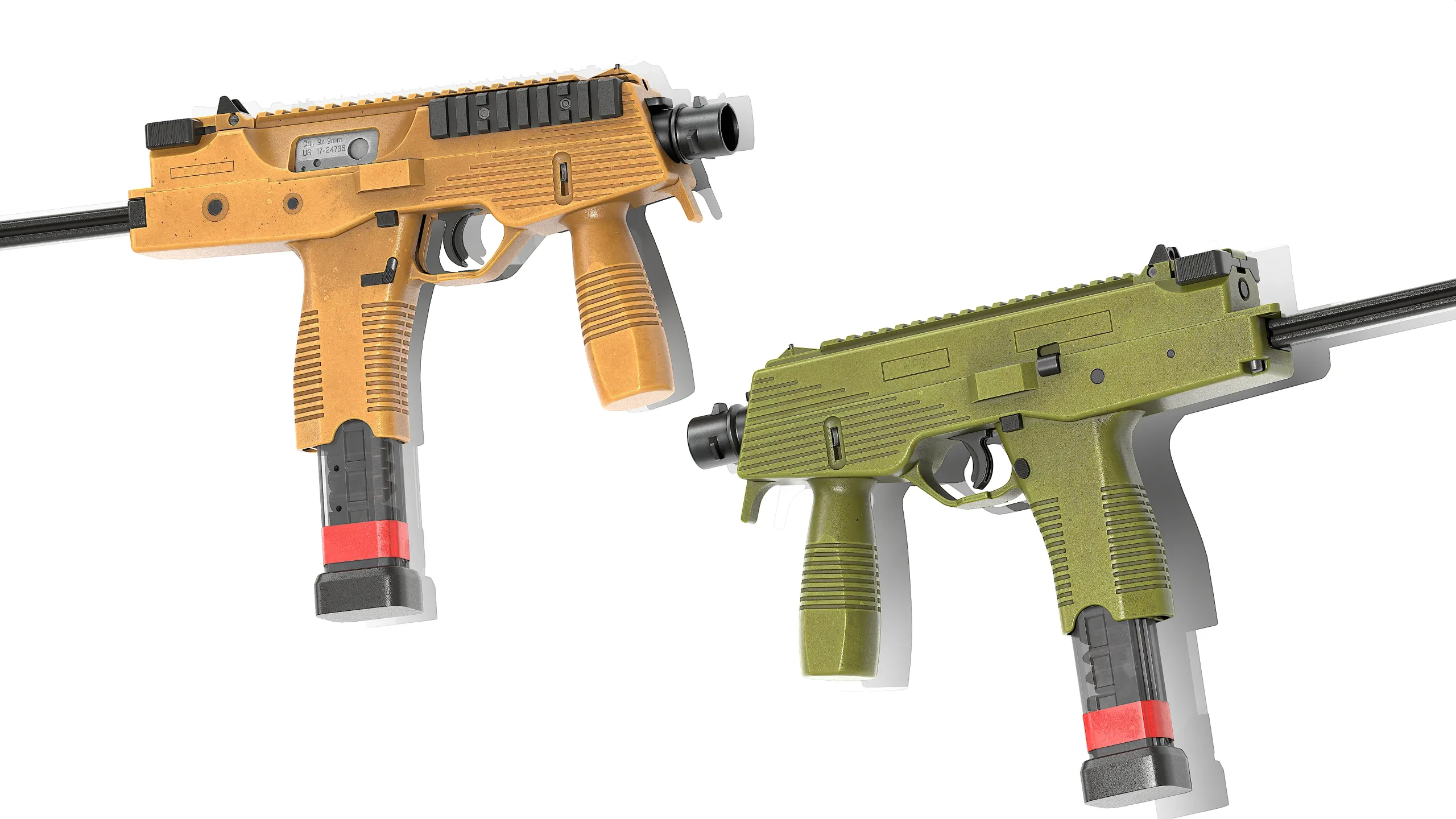 Brugger & Thomet MP9 V1 and V2