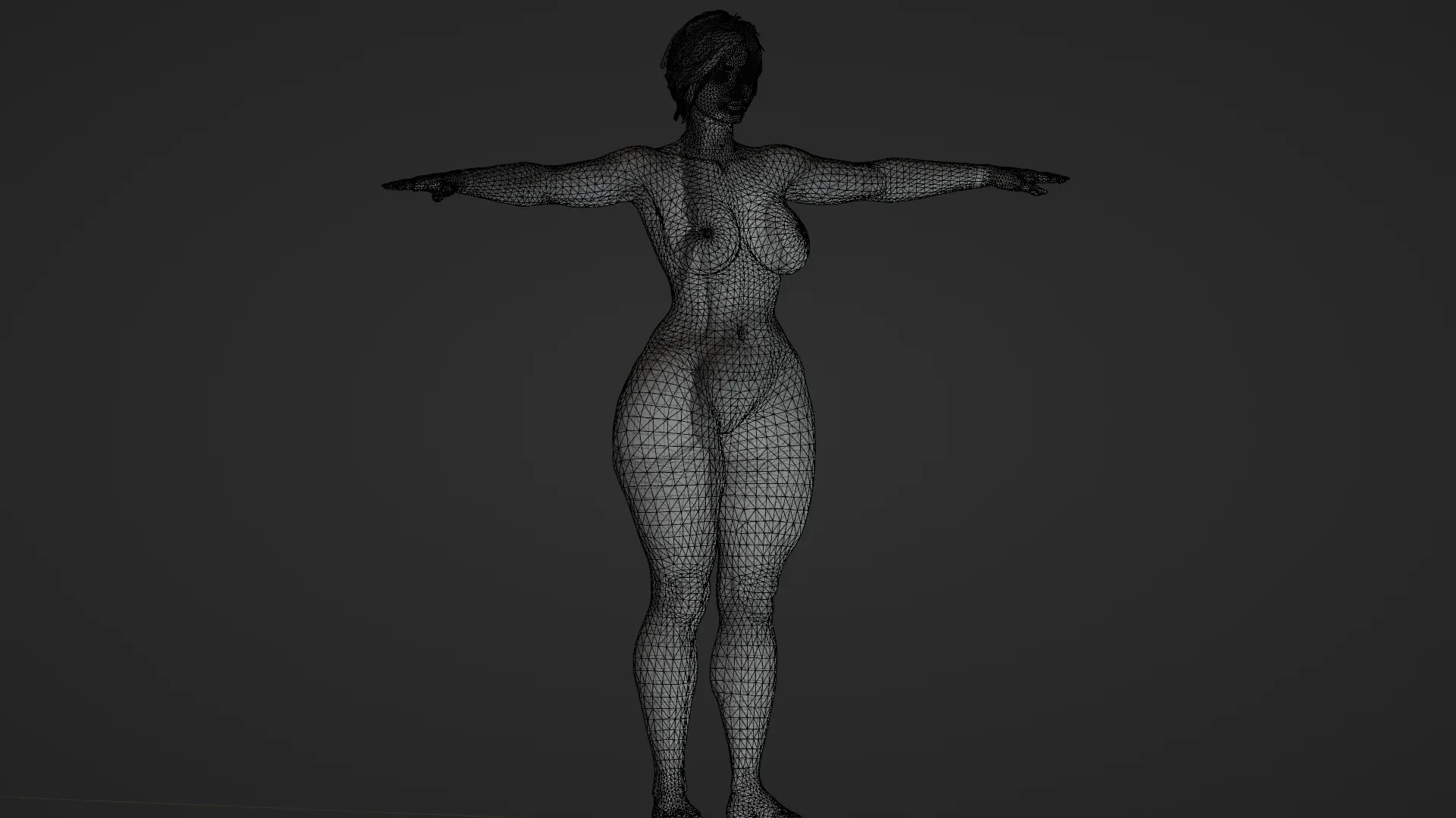 Beautiful Curvy Woman Nude Model - Audrey