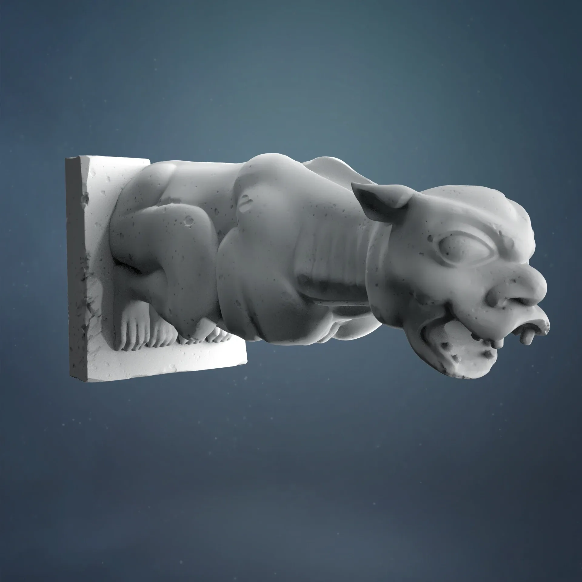 Gargoyle02 3DPrint