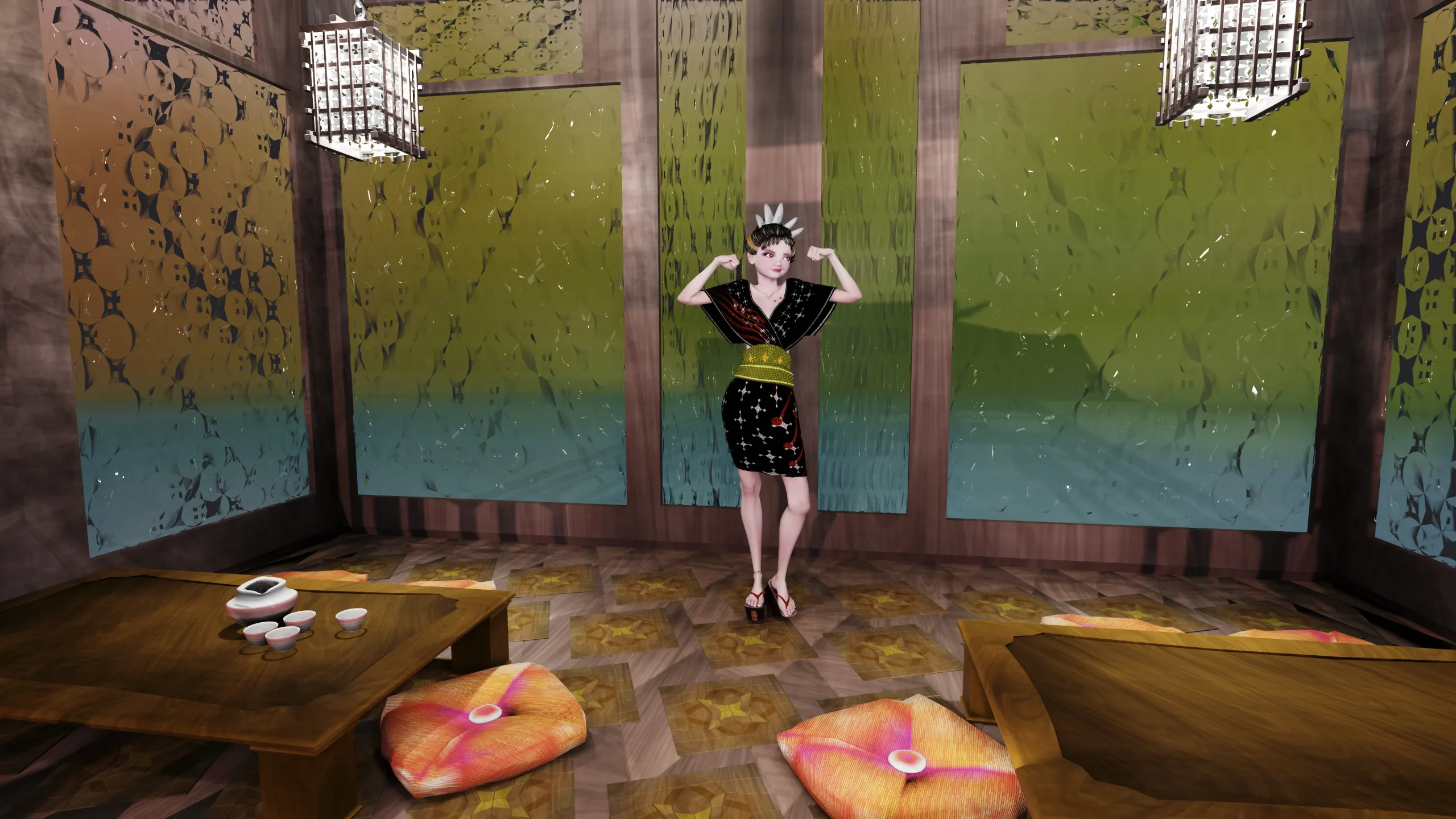 Lilithe Classica, Thin Asian Girl - Female Rigged Character