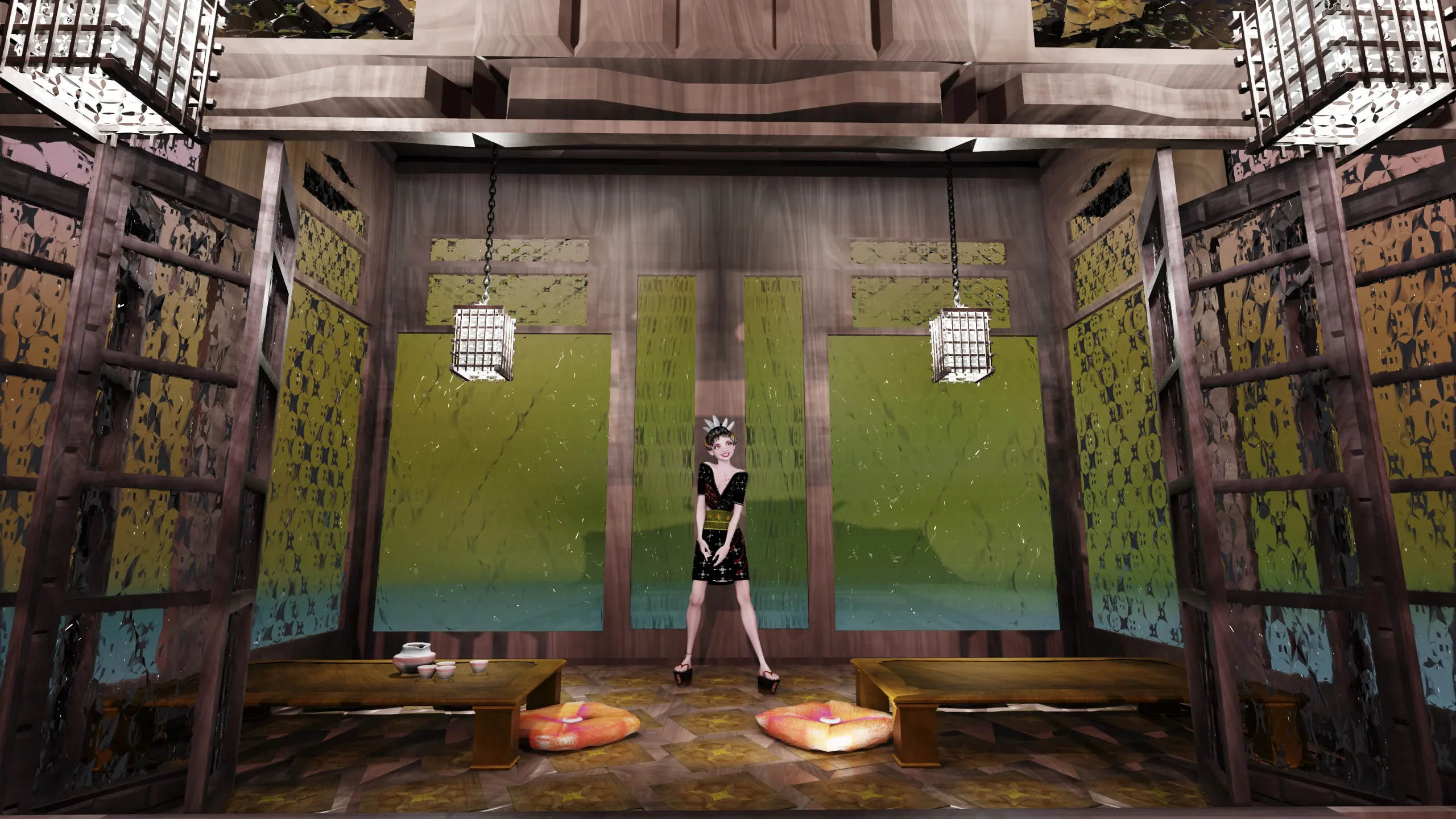 Lilithe Classica, Thin Asian Girl - Female Rigged Character