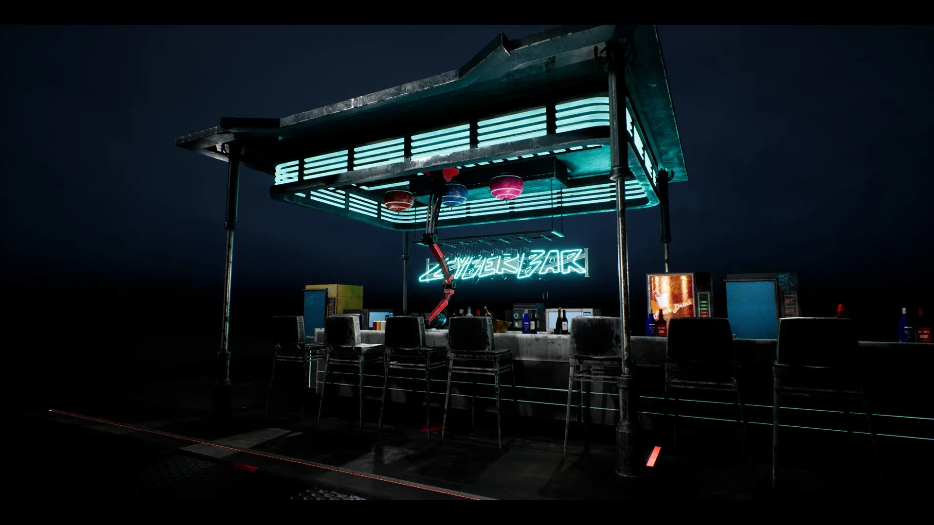 CyberPunk / Sci-Fi Bar Asset Pack