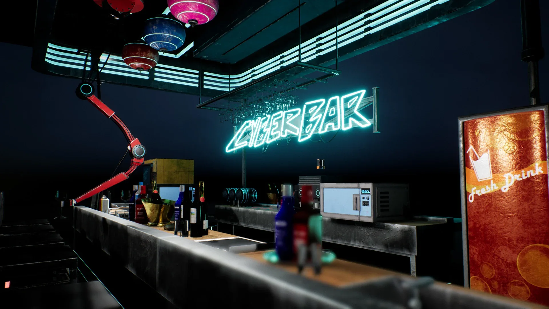 CyberPunk / Sci-Fi Bar Asset Pack