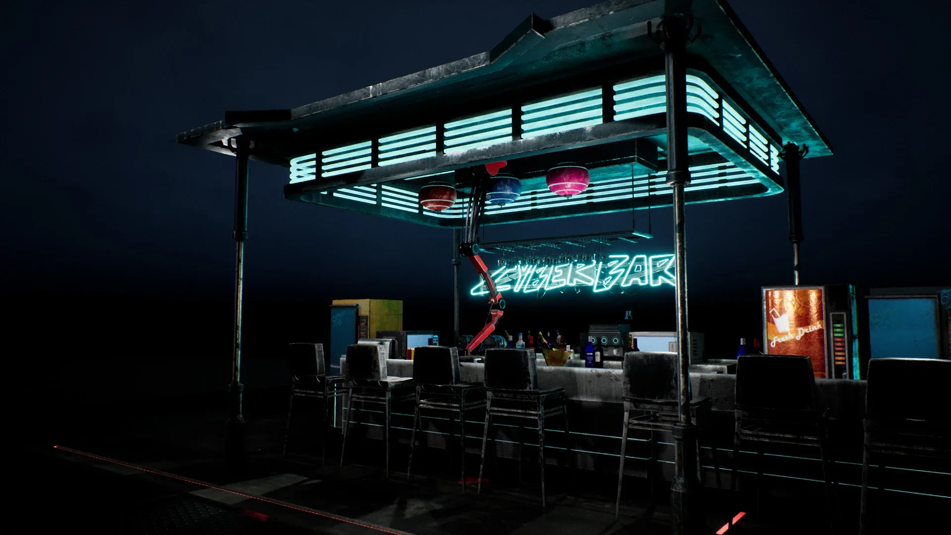 CyberPunk / Sci-Fi Bar Asset Pack