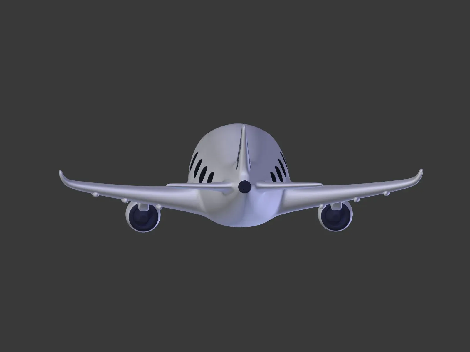 Cartoon Plane - Airplane - Airliner