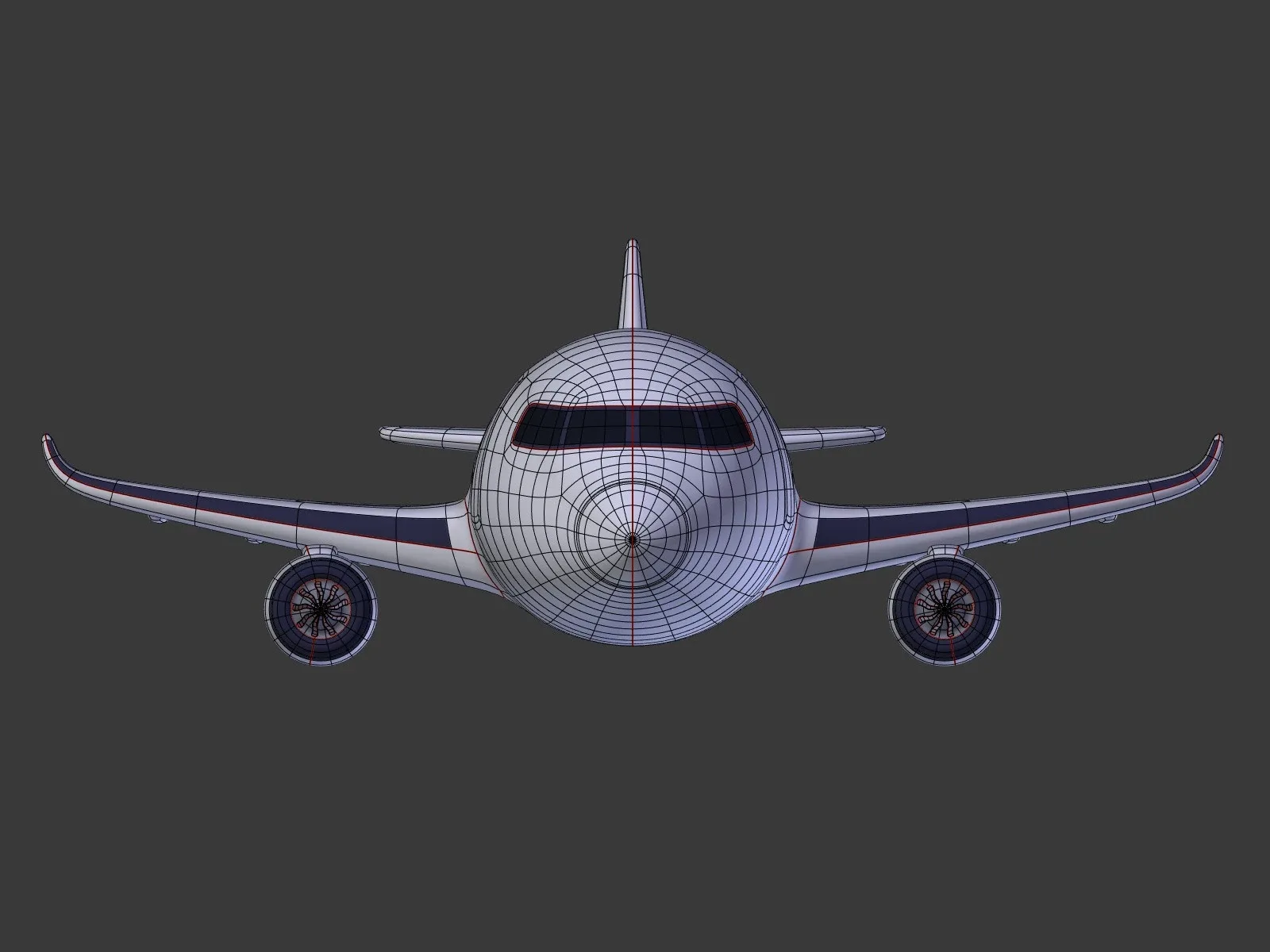 Cartoon Plane - Airplane - Airliner