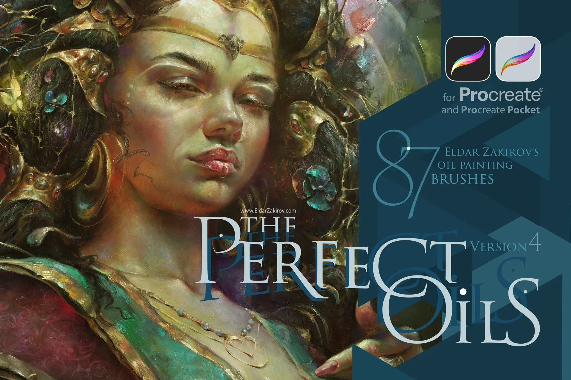 The Perfect Oils for Procreate: 87+ Oil Painting Realistic Brushes