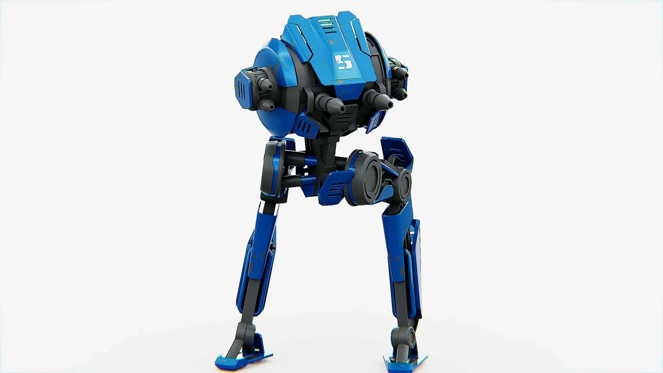 CYCLE WALKER DROID Auto-Rig Pro Rigged For Mixamo, Unreal Engine Unity