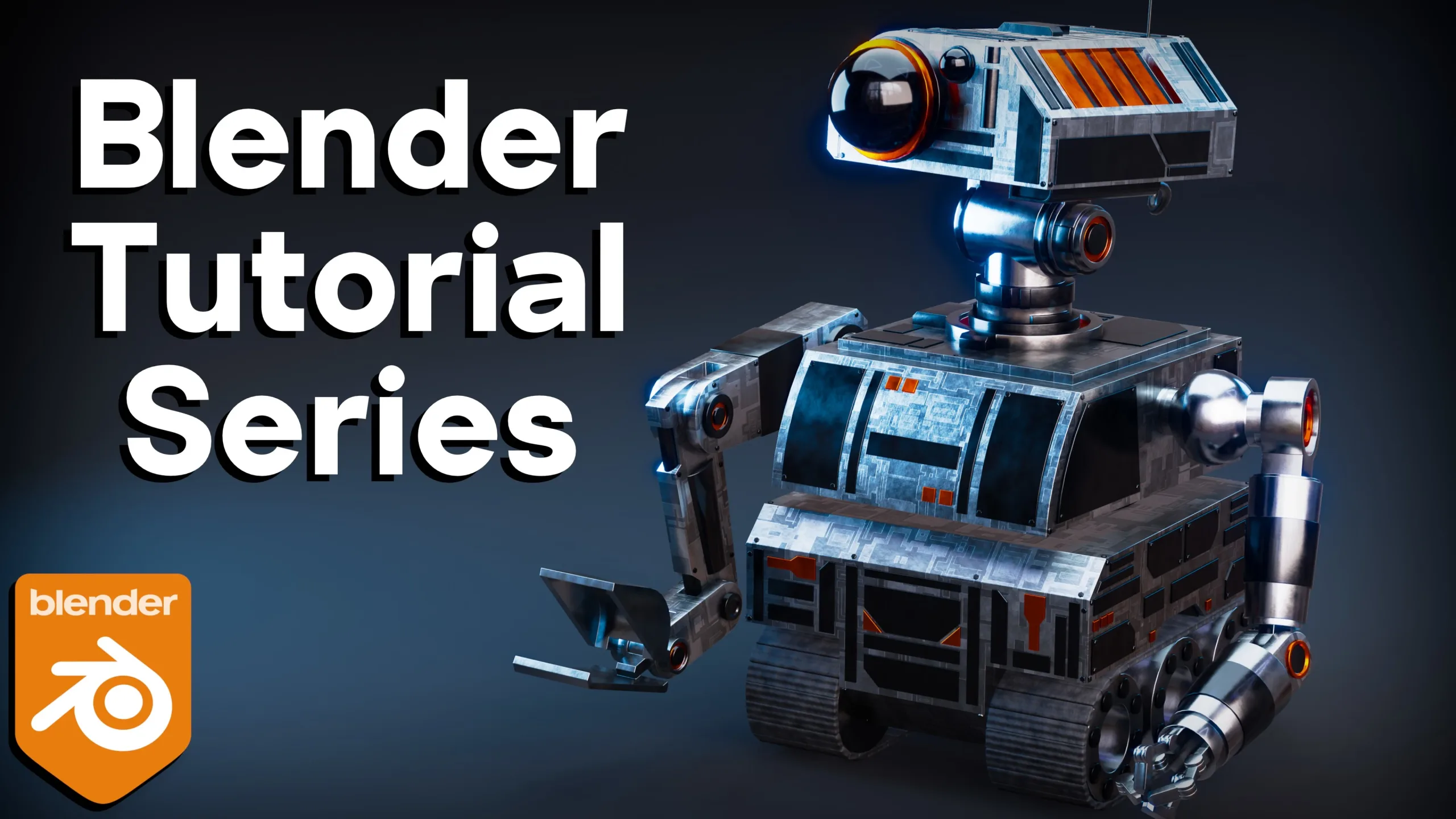 Sci-Fi Construction Robot (Blender Tutorial Series)