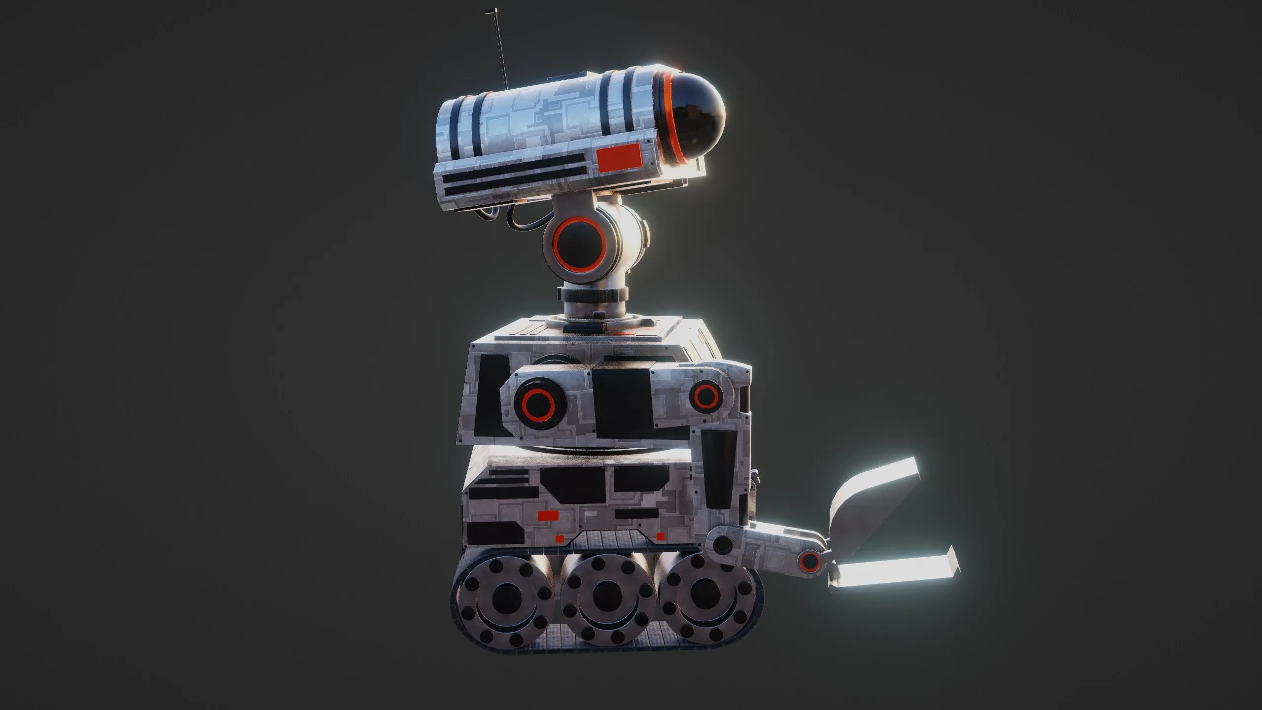 Sci-Fi Construction Robot (Blender Tutorial Series)