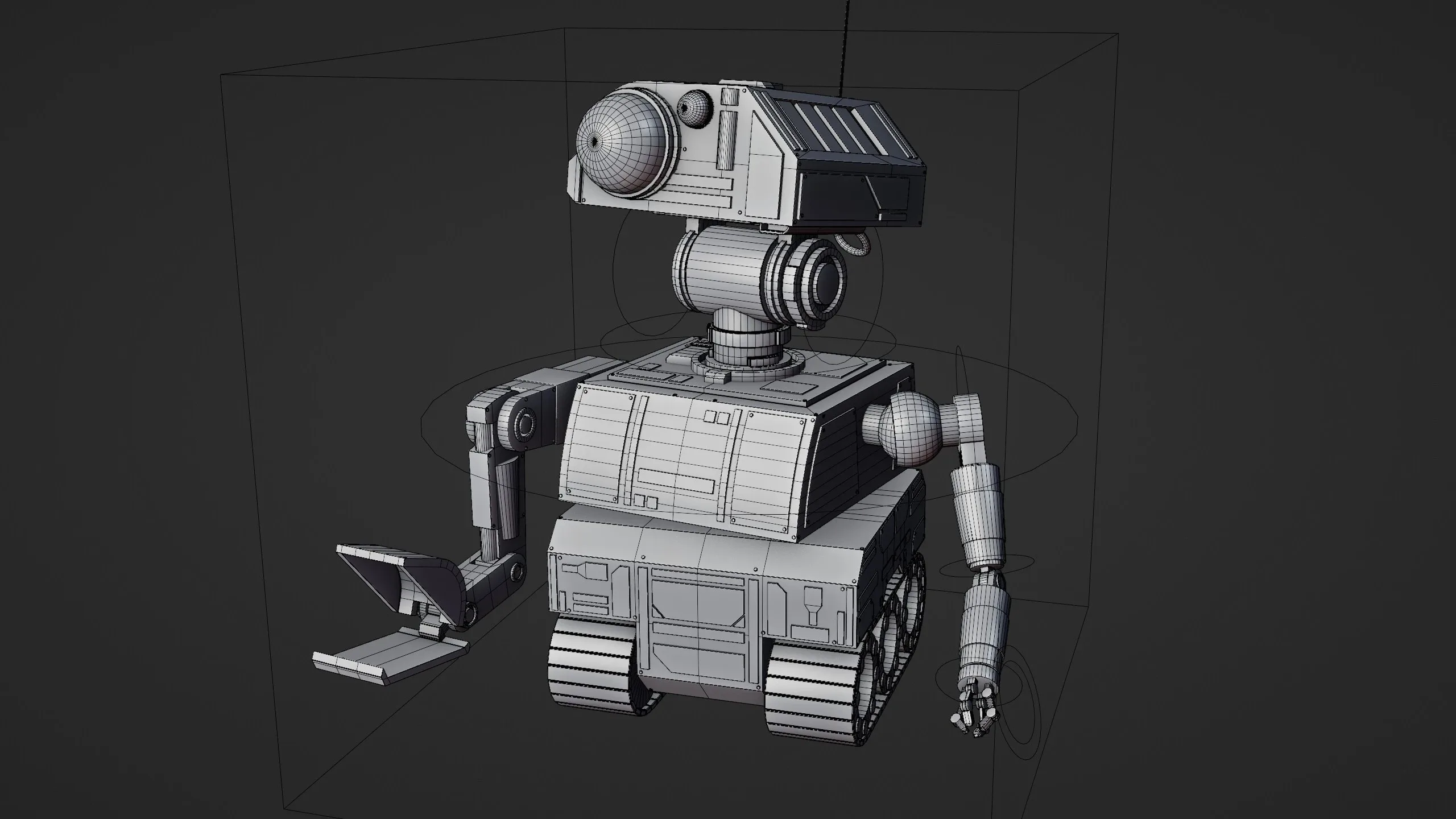 Sci-Fi Construction Robot (Blender Tutorial Series)