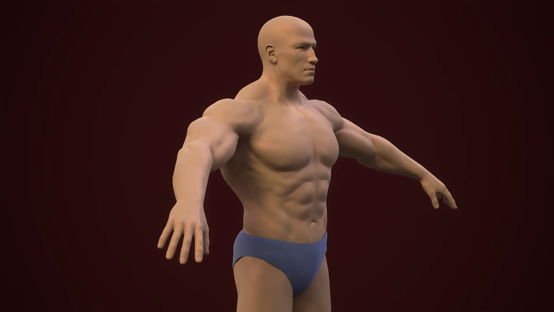 Base Mesh Male Body - Collection 1