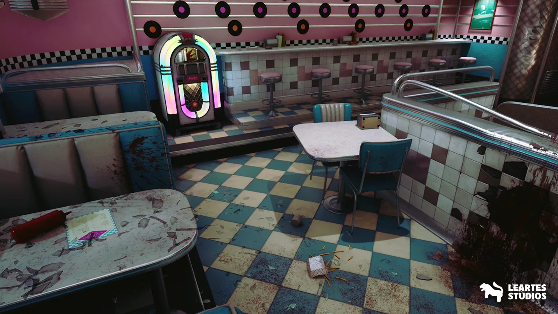 Rino's Diner Environment