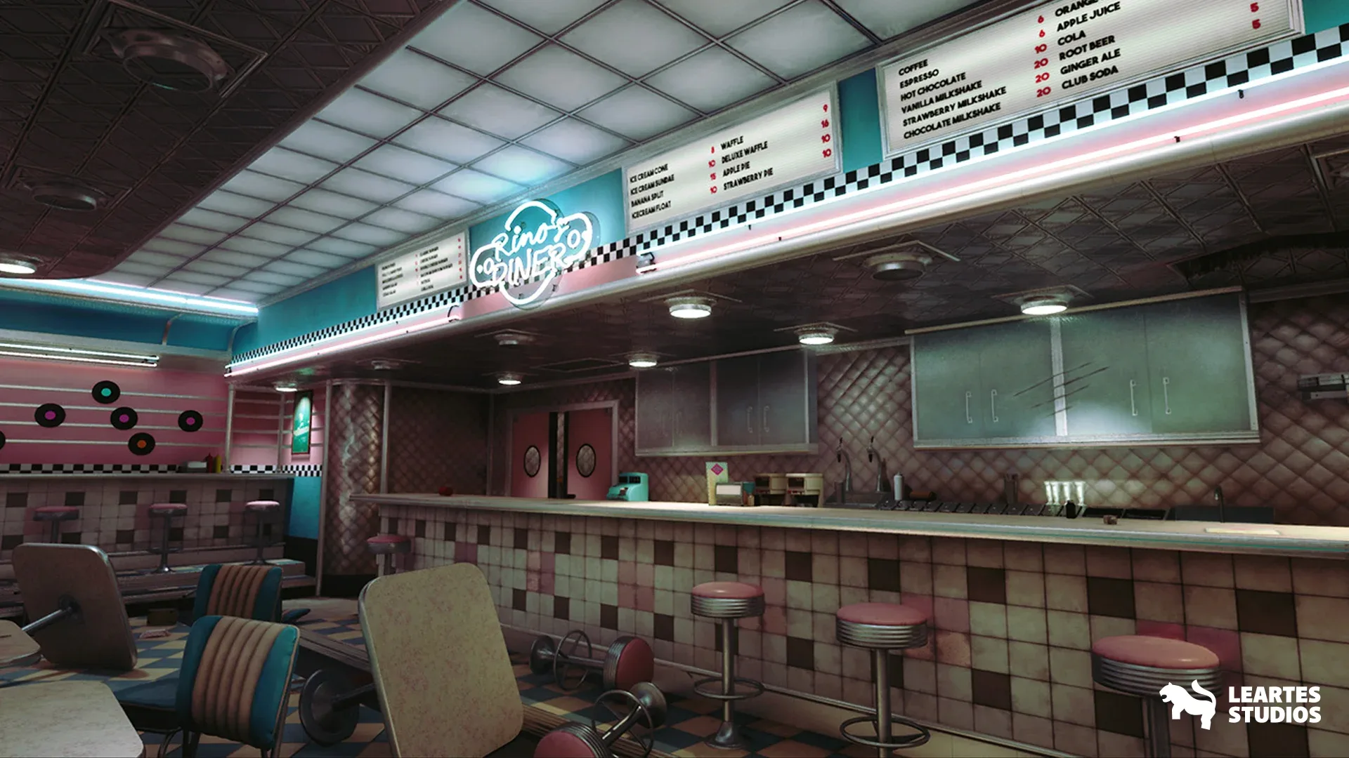 Rino's Diner Environment