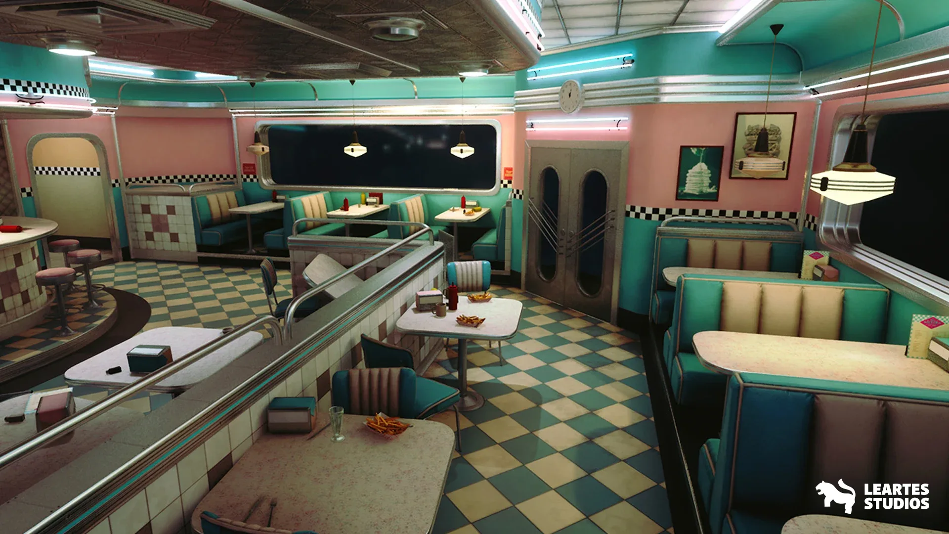 Rino's Diner Environment