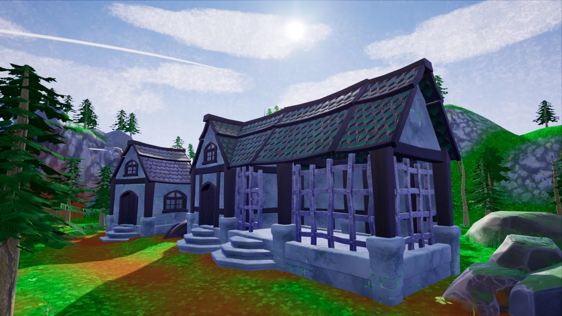 Stylized Modular Medieval Village Pack