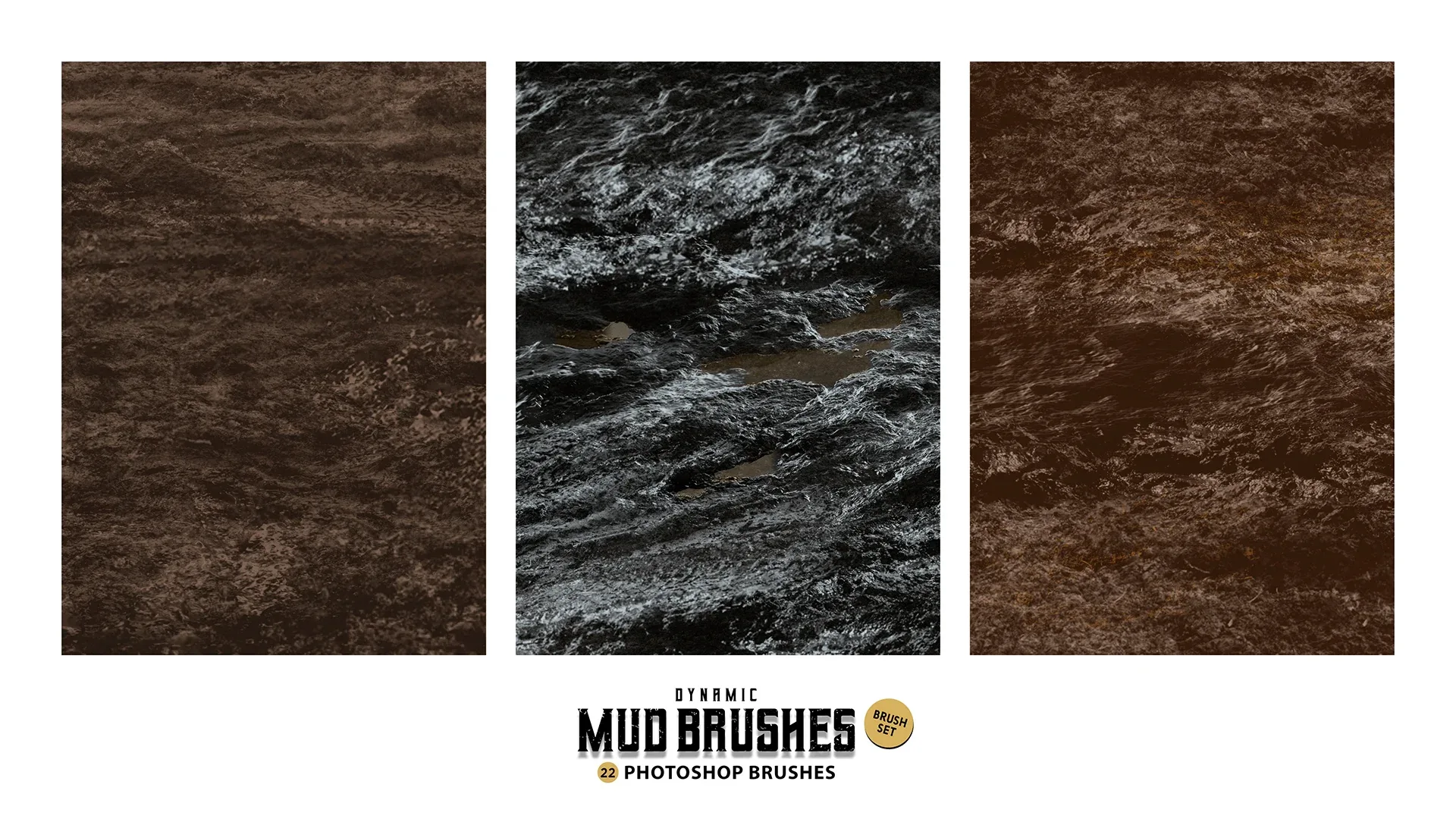 Dynamic Mud Photoshop Brushes