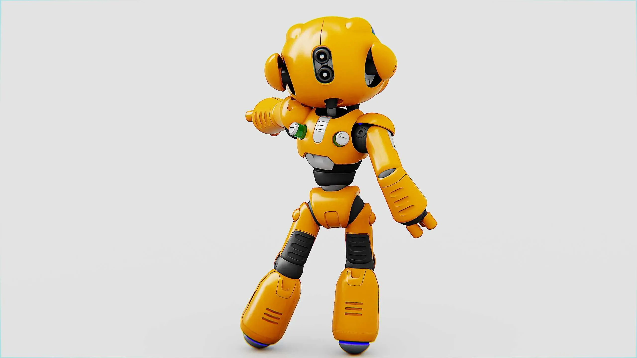 UTILITY BOT LORA  Auto-Rig Pro Rigged For Mixamo, Unreal Engine Unity