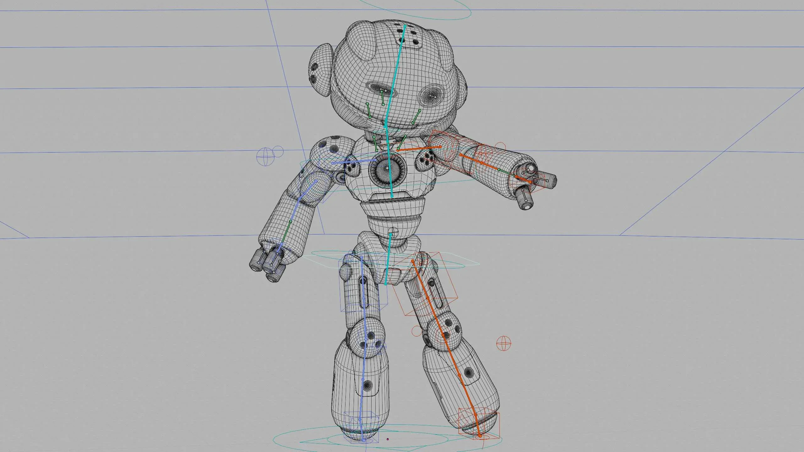 UTILITY BOT LORA  Auto-Rig Pro Rigged For Mixamo, Unreal Engine Unity