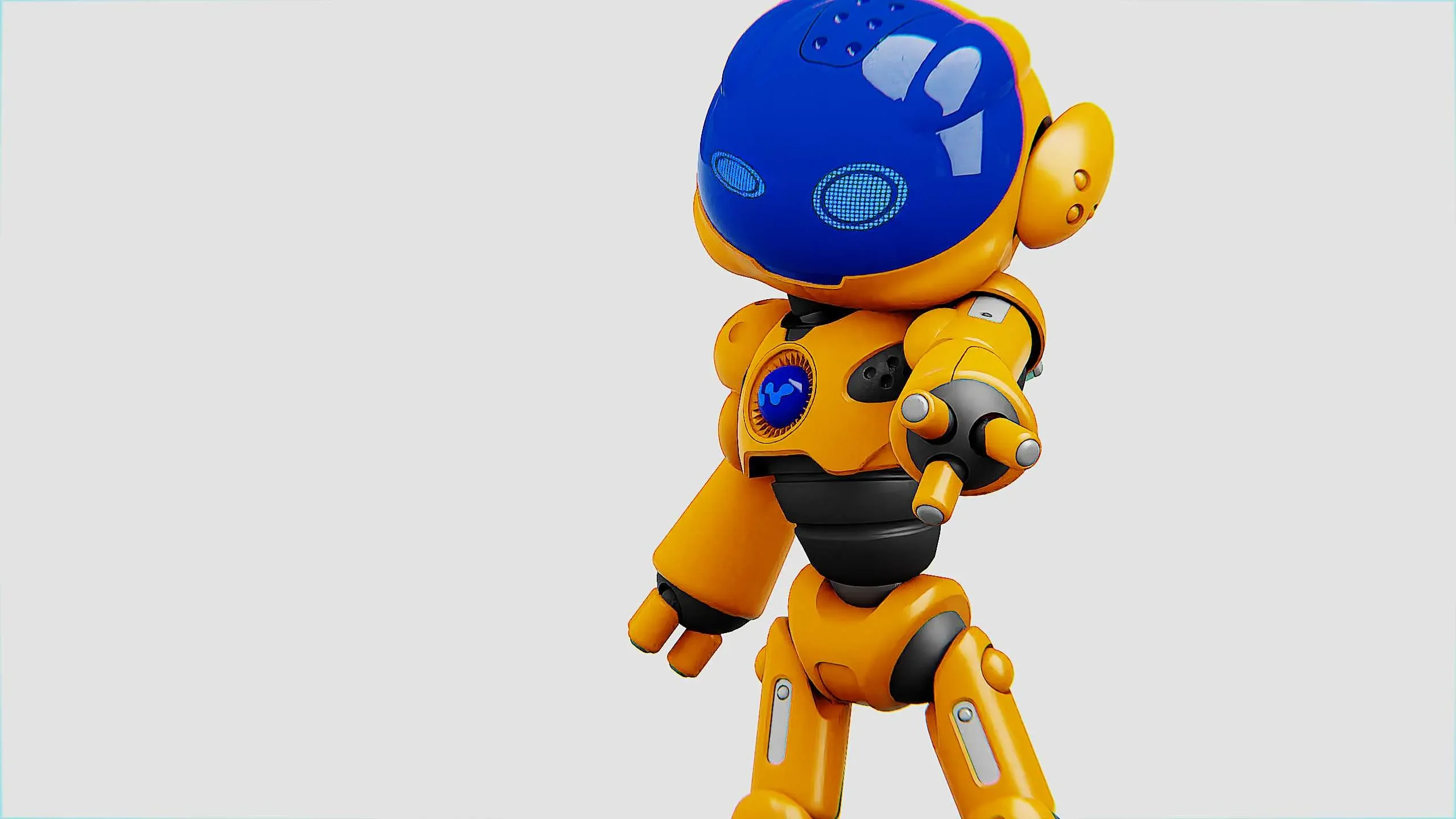 UTILITY BOT LORA  Auto-Rig Pro Rigged For Mixamo, Unreal Engine Unity