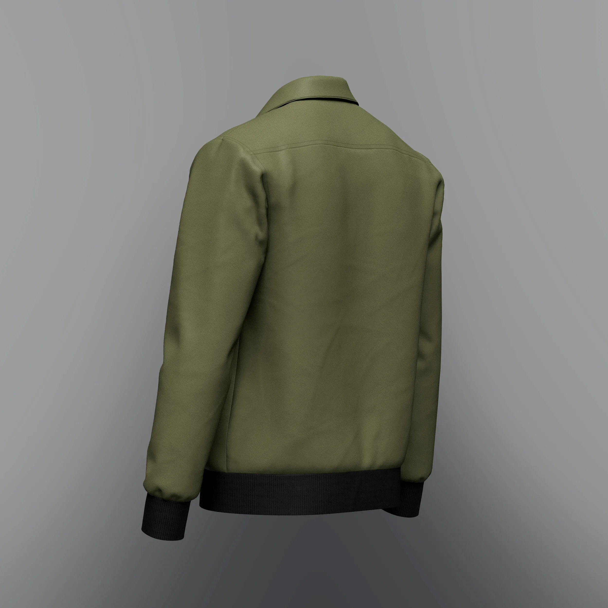 Men's Jacket 3d Model, Marvelous Designer-Clo3d-fbx-obj