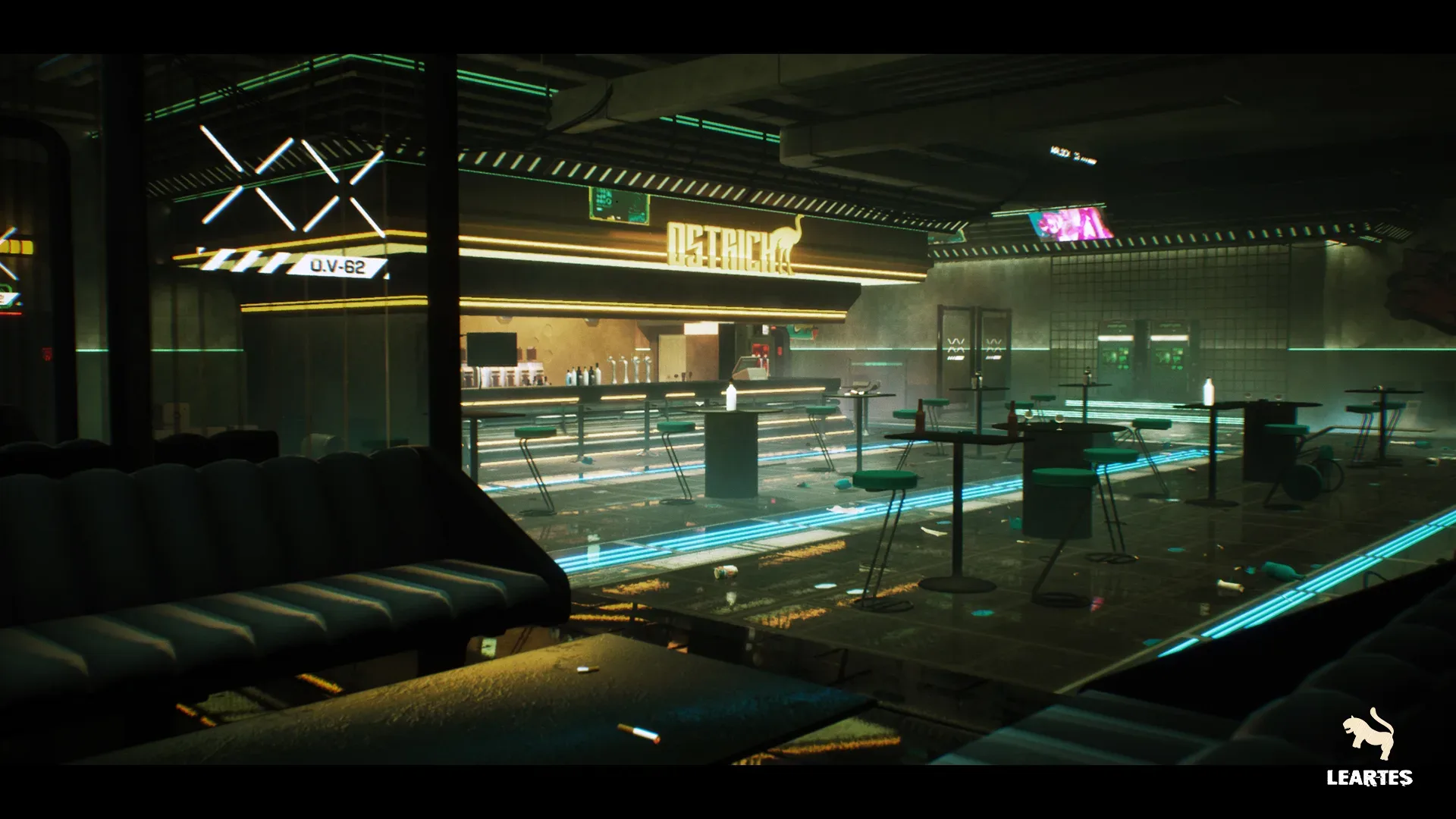 Cyberpunk Night Club Environment