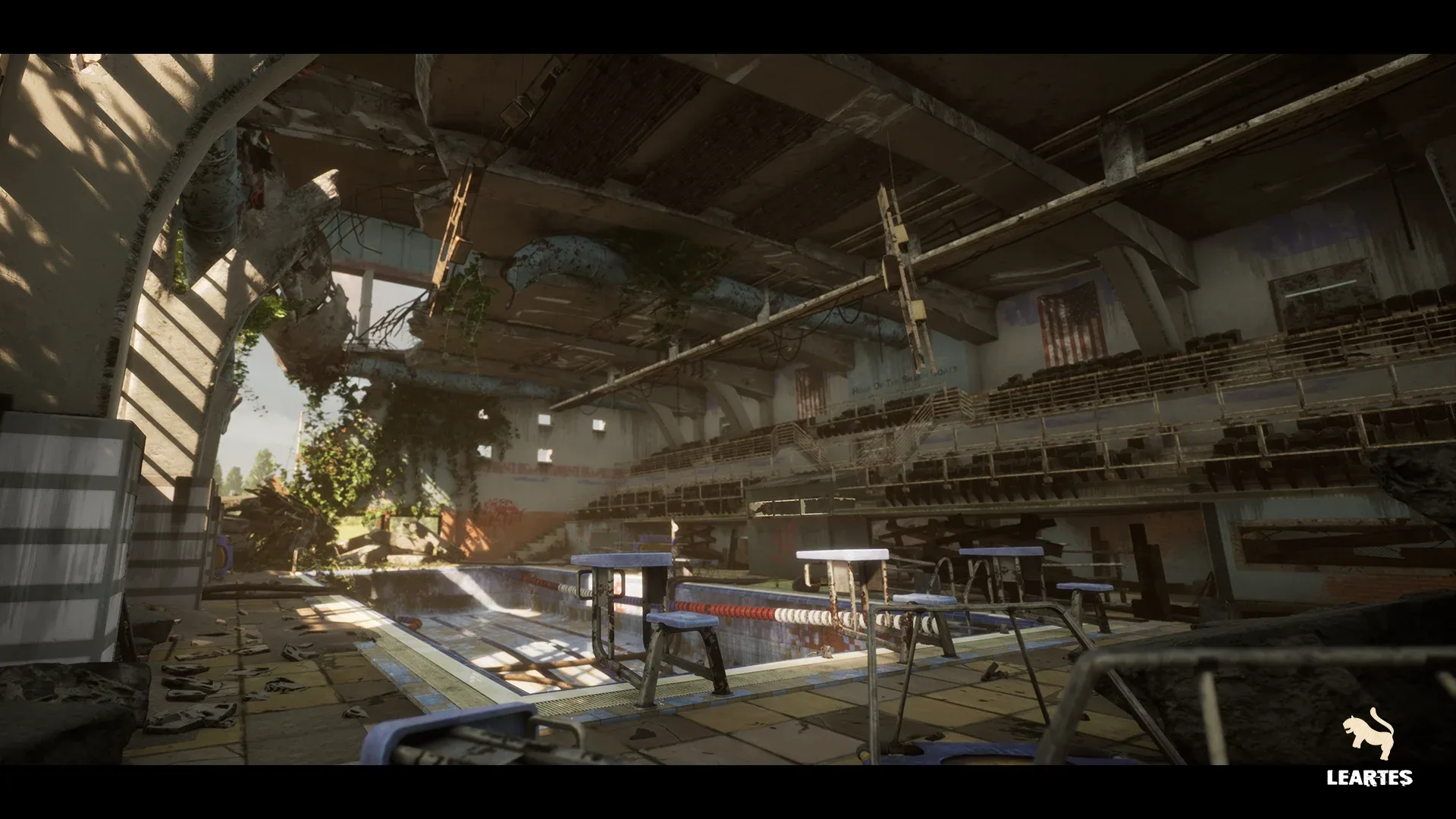 Abandoned Swimming Pool Environment