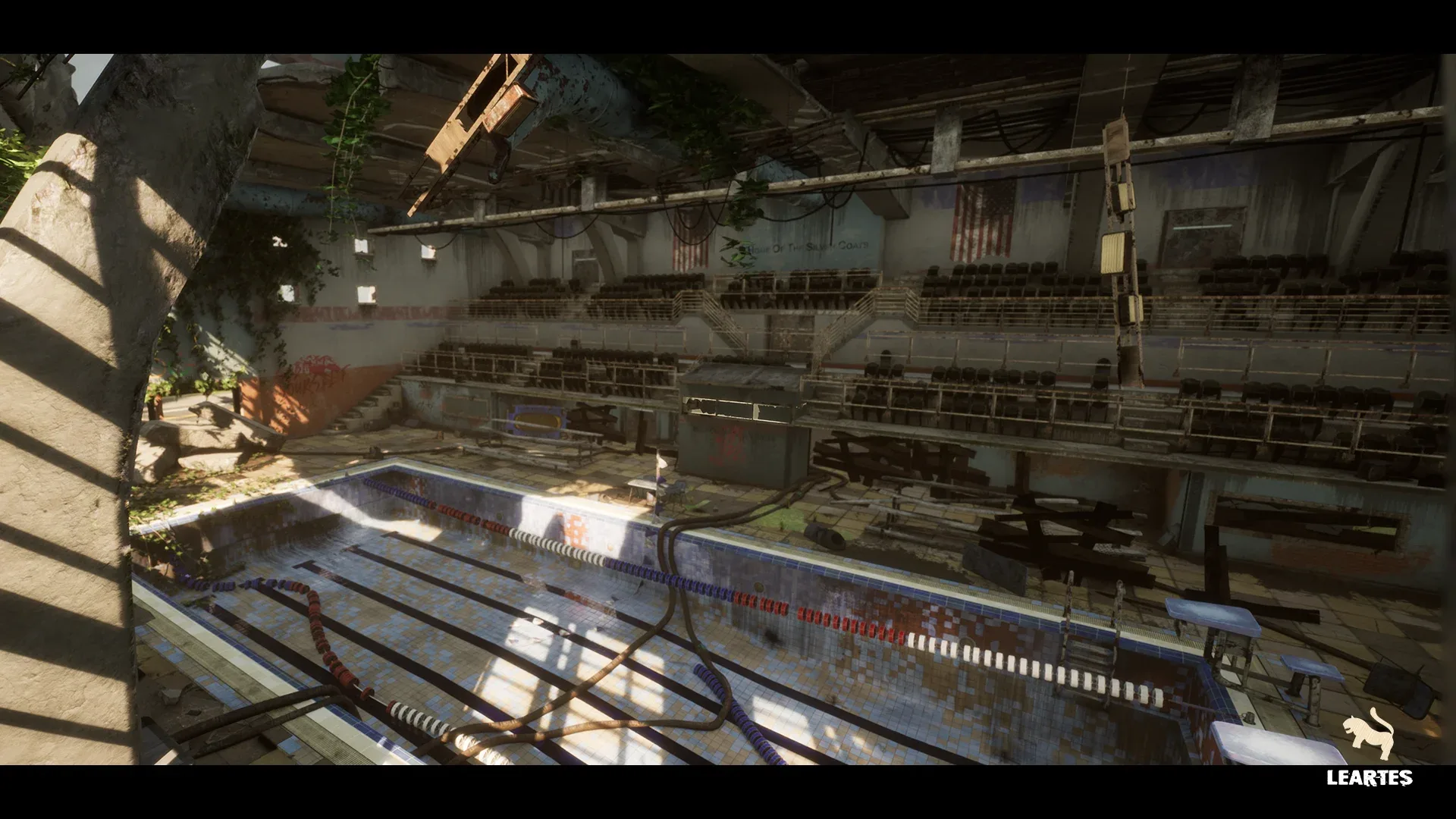 Abandoned Swimming Pool Environment