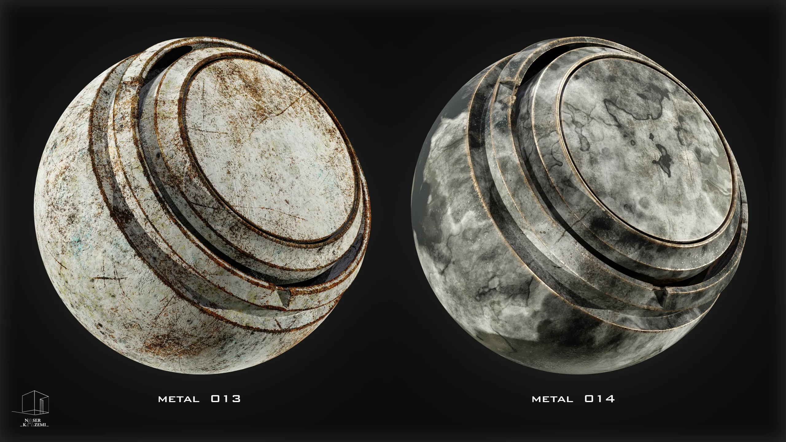 20 METAL SMART MATERIALS & PBR TEXTURES-VOL 9