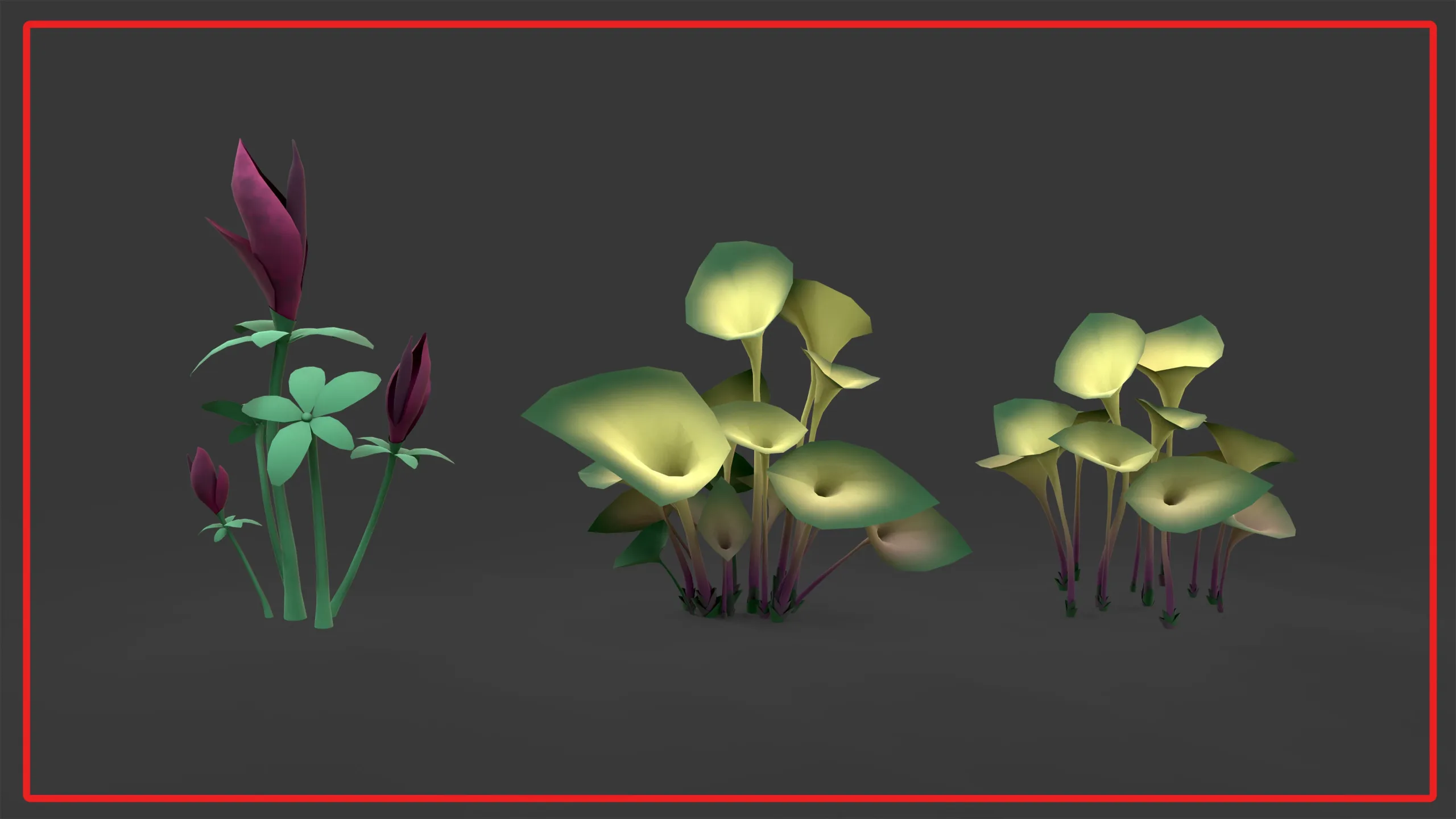 Low Poly Nature Assets