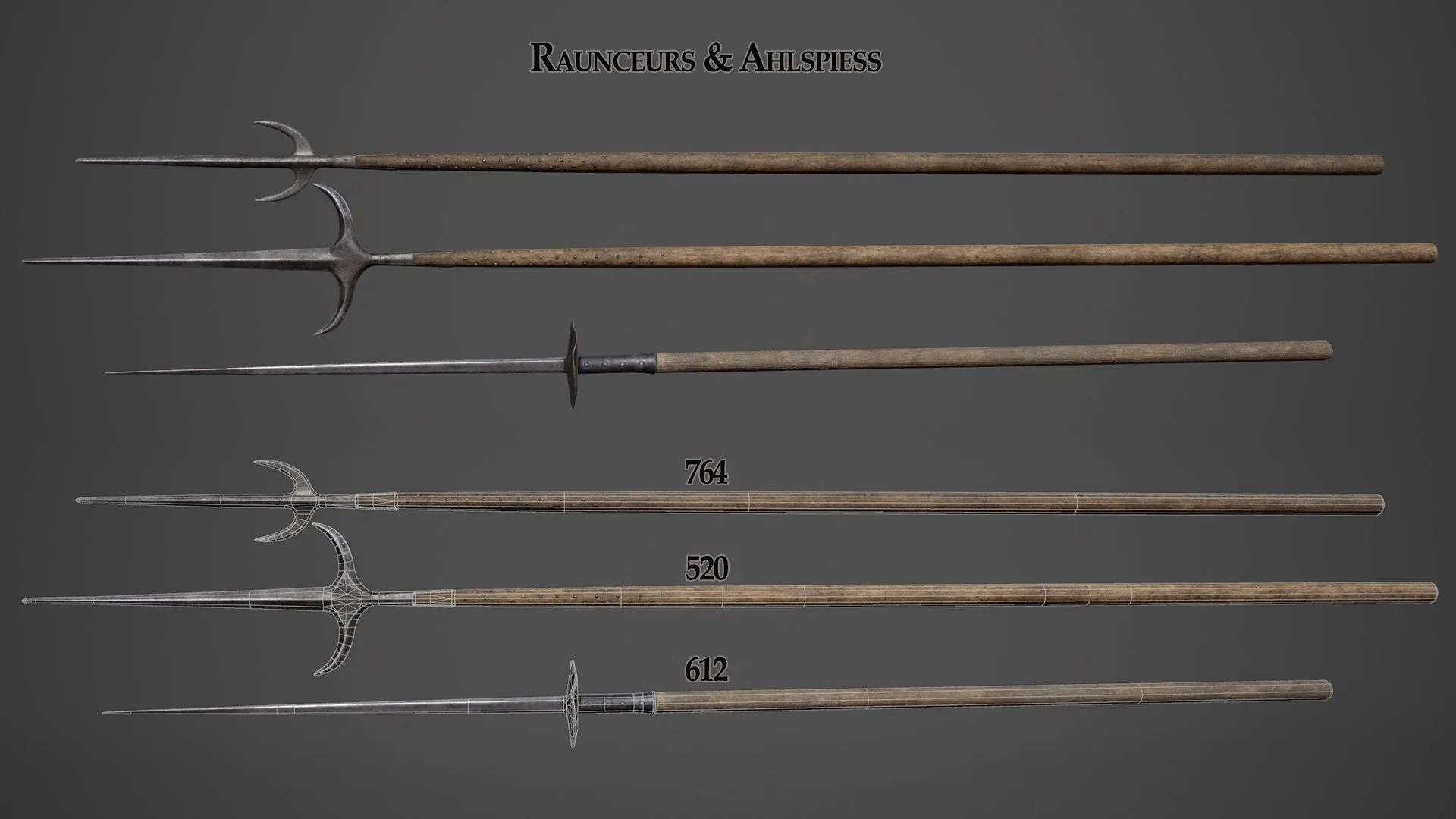 Medieval Weapon - Polearms I