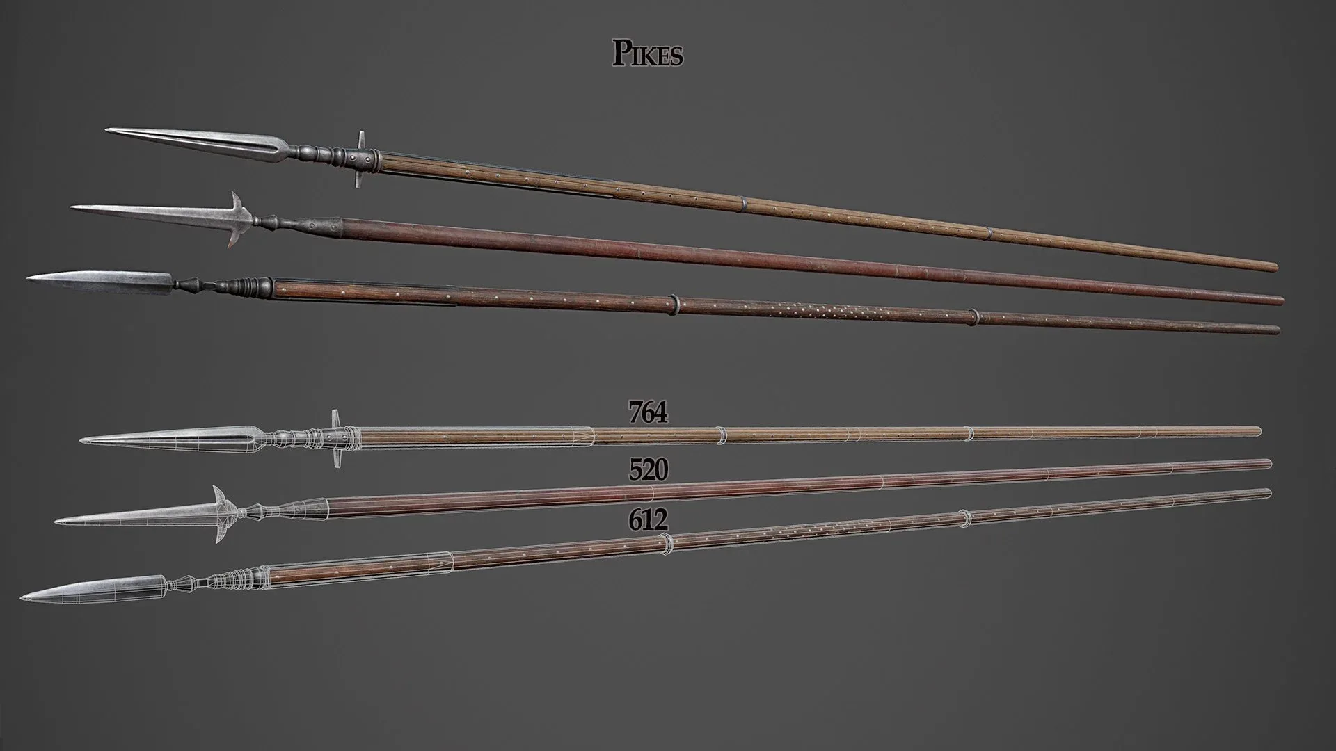 Medieval Weapon - Polearms I