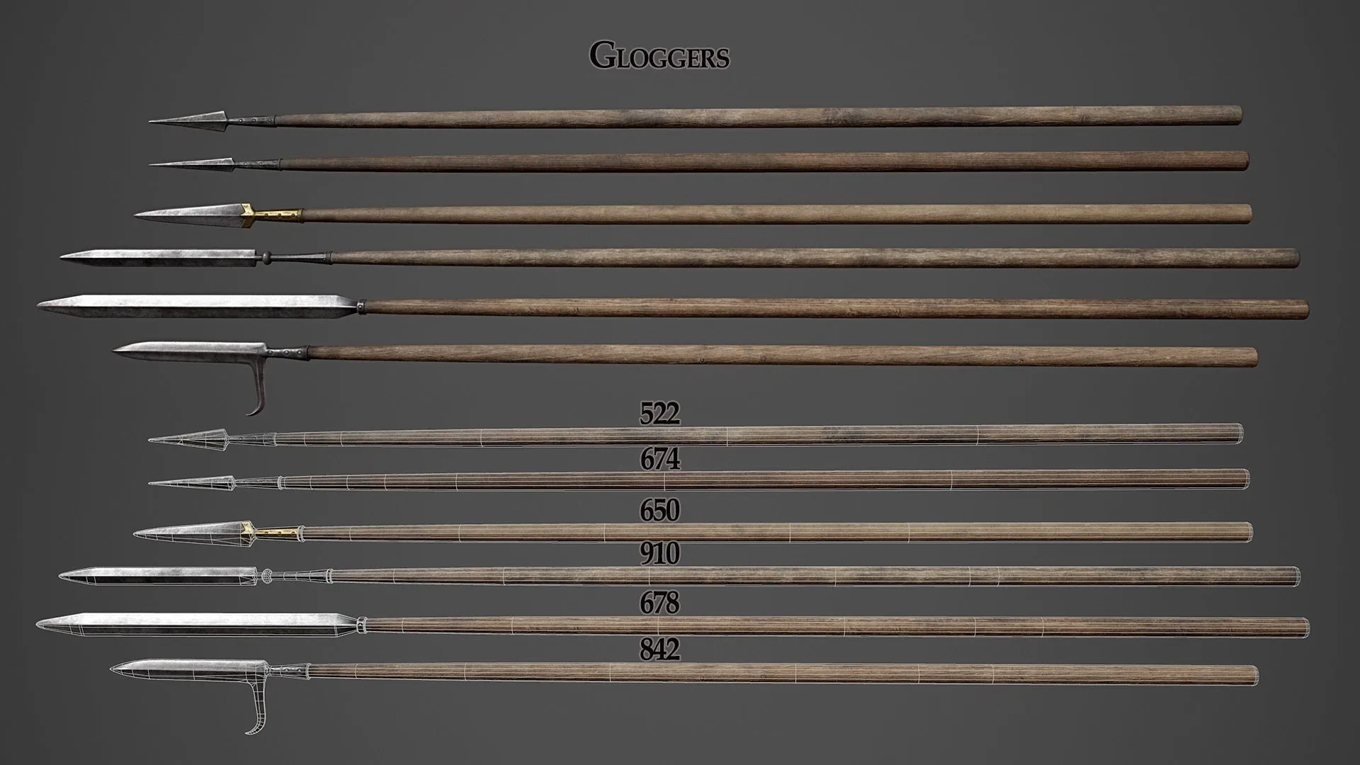 Medieval Weapon - Polearms I