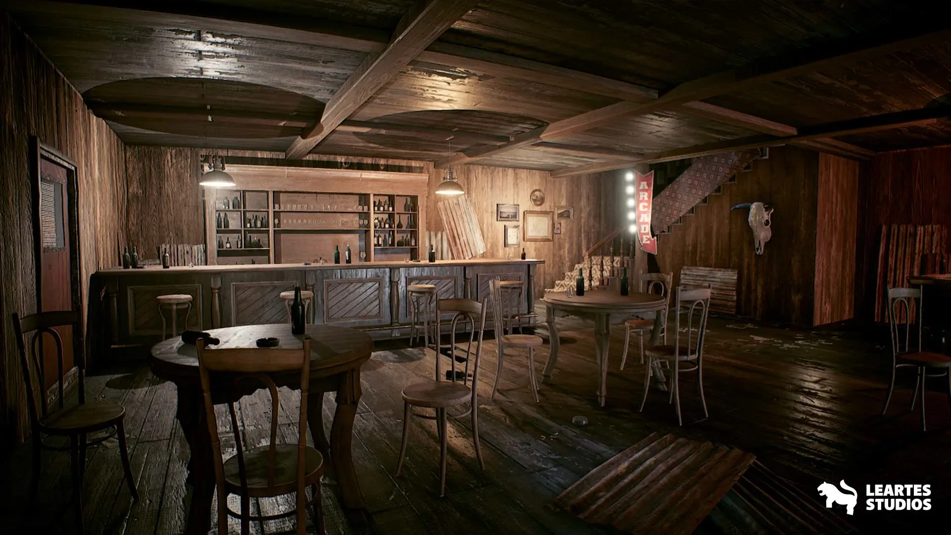 Retropunk Saloon Environment