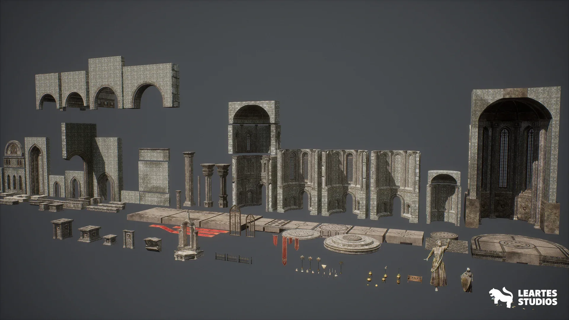 Ancient Cathedral Environment