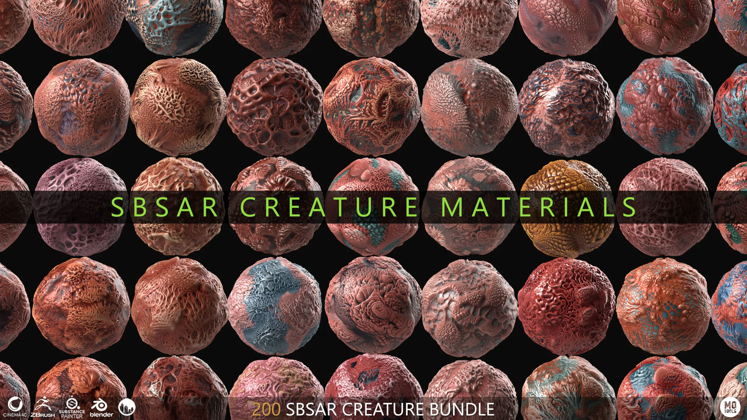 SBSAR Creature Materials Bundle