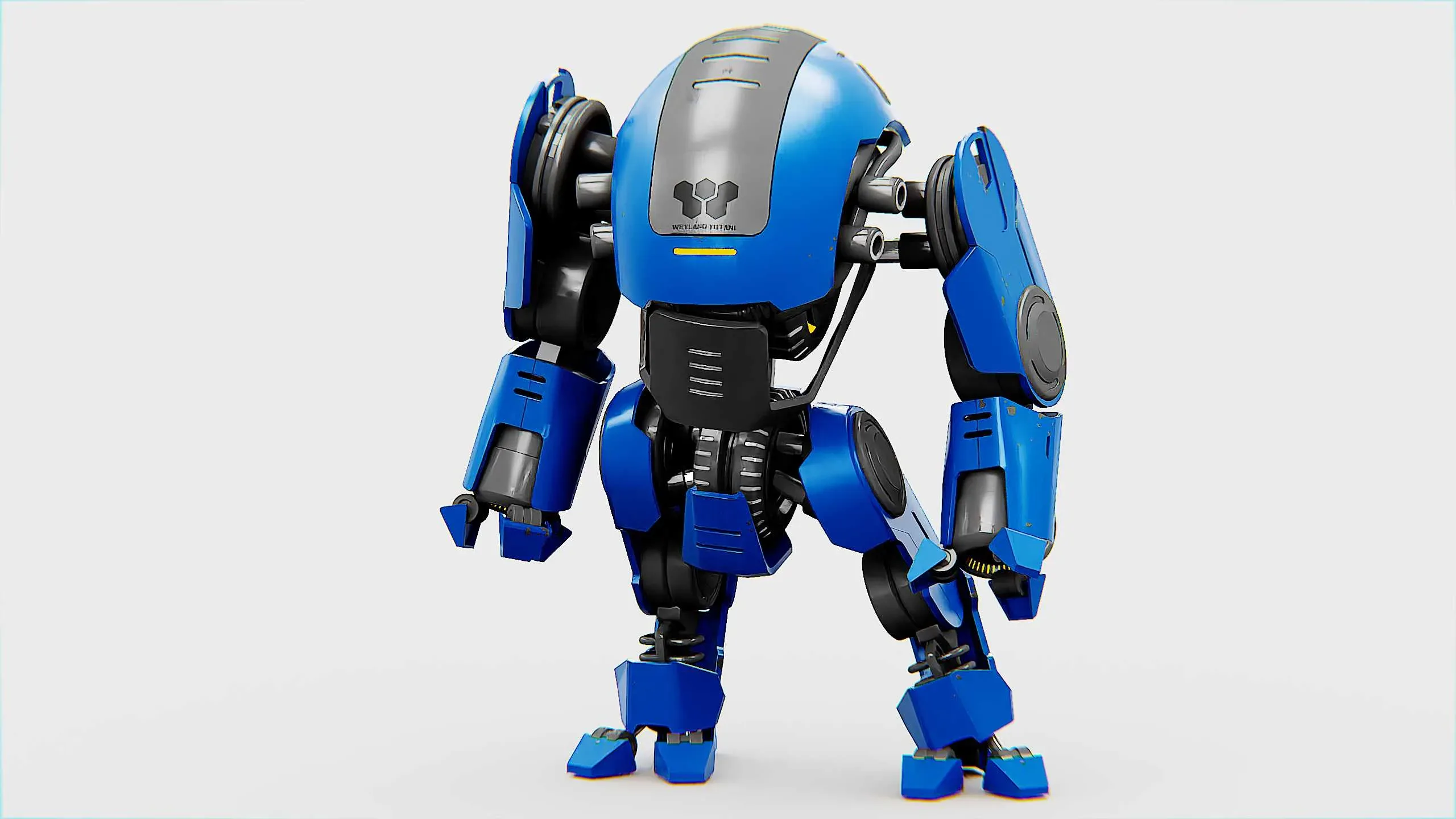 NEMO FIGHTER BOT  Auto-Rig Pro Rigged For Mixamo, Unreal Engine Unity