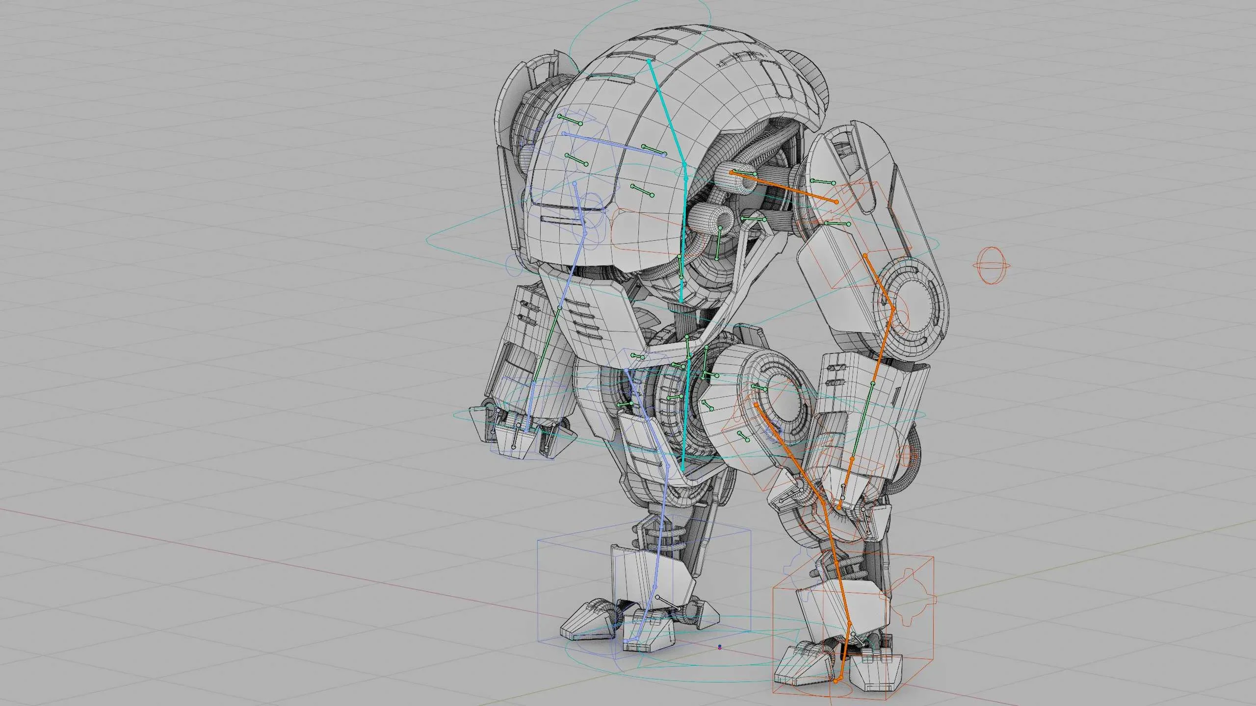 NEMO FIGHTER BOT  Auto-Rig Pro Rigged For Mixamo, Unreal Engine Unity