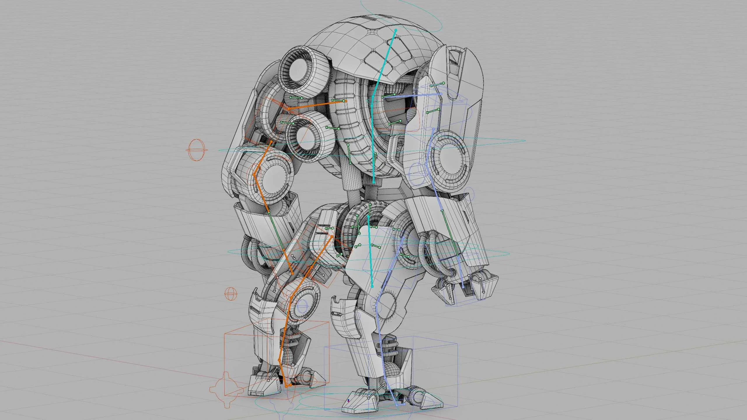 NEMO FIGHTER BOT  Auto-Rig Pro Rigged For Mixamo, Unreal Engine Unity