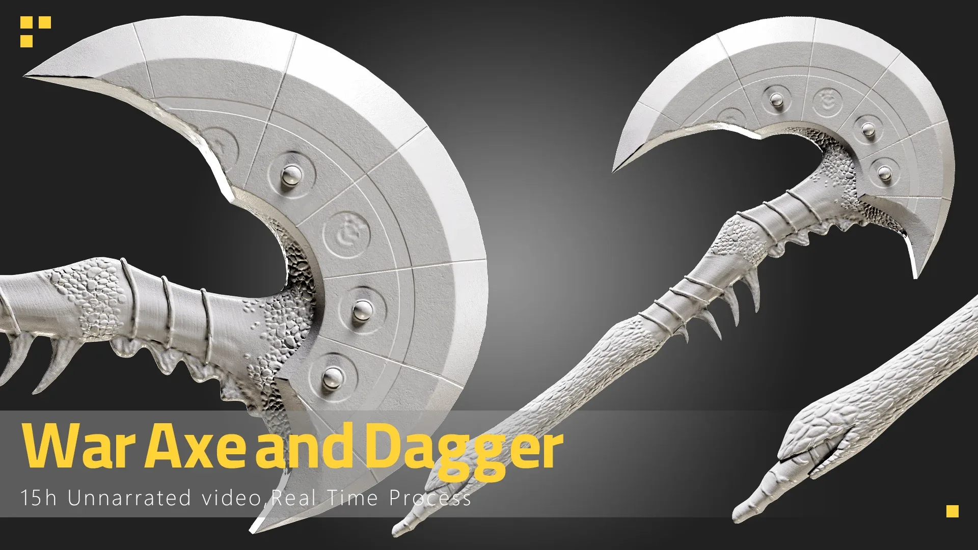 Axe & Dagger - Tutorial Full Process