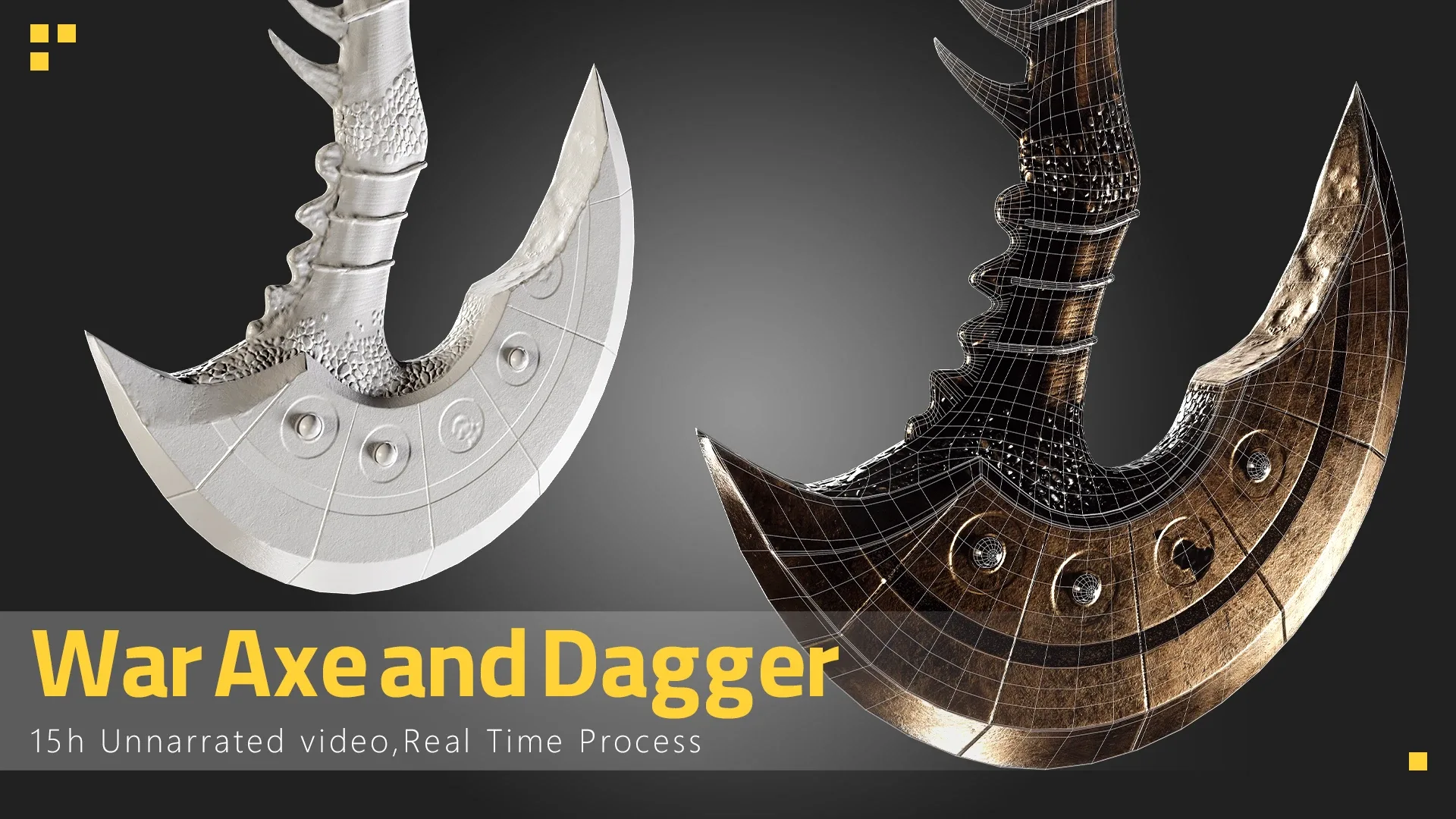 Axe & Dagger - Tutorial Full Process