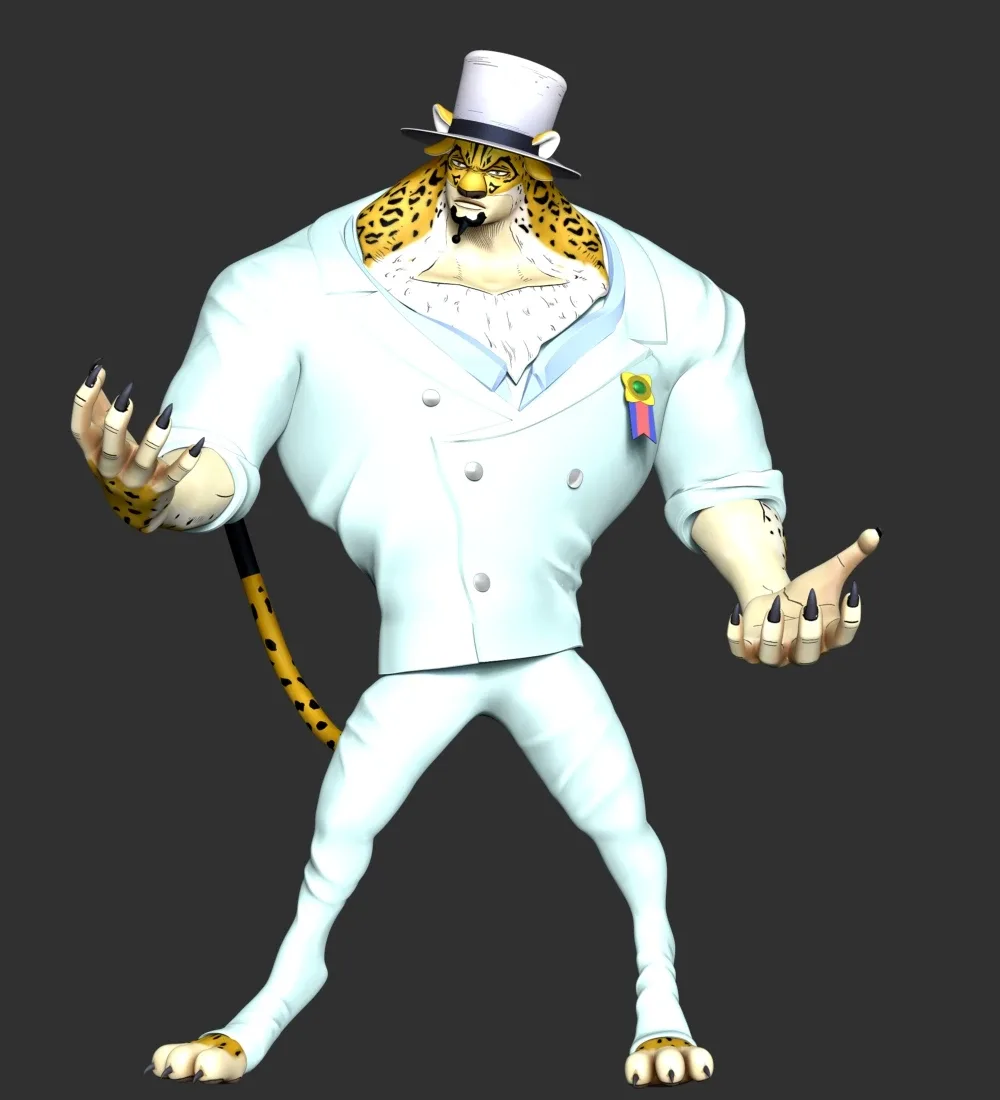 Rob Lucci beast form Leopard - One Piece