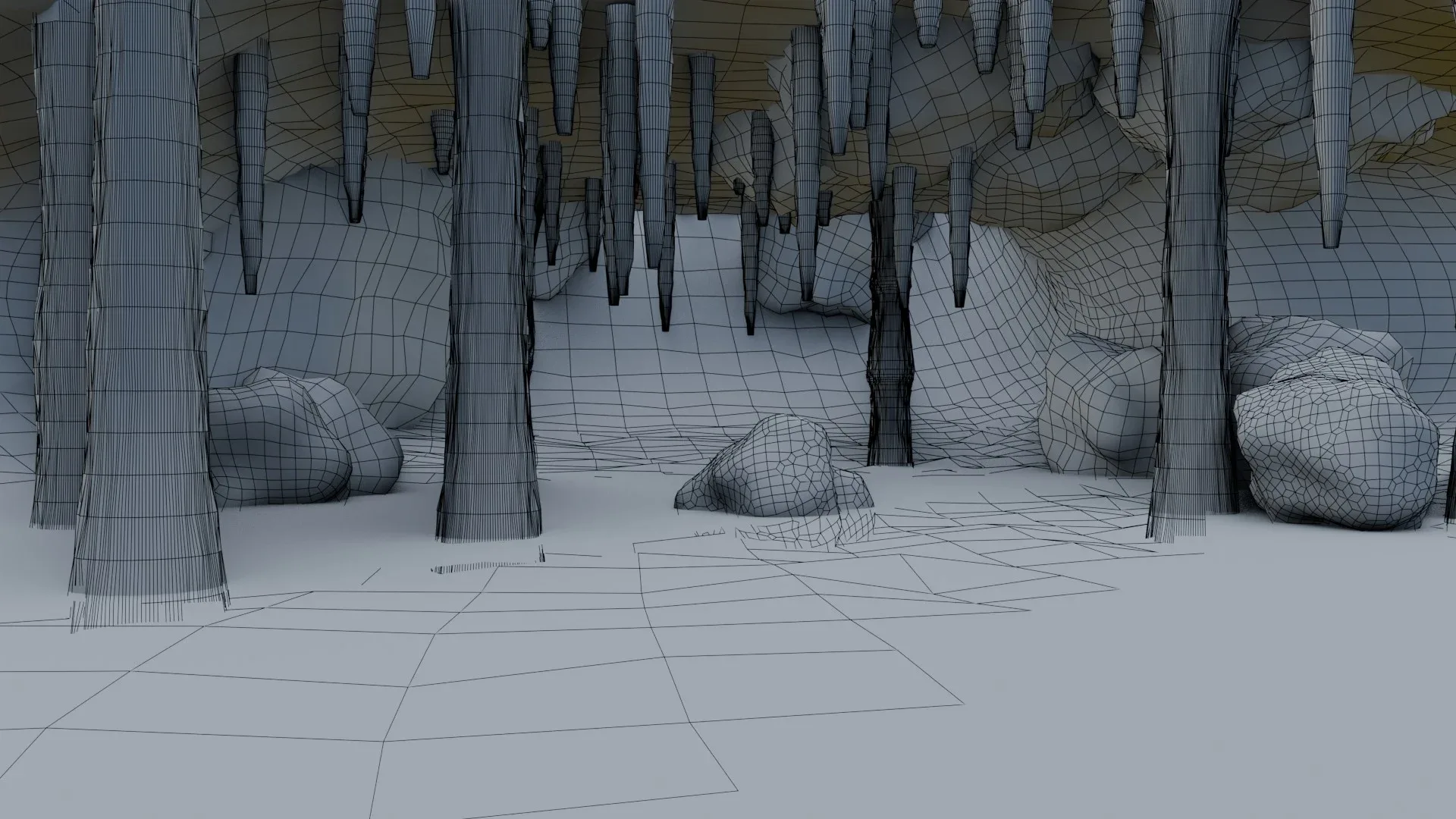 Cave 3D model - Low Poly